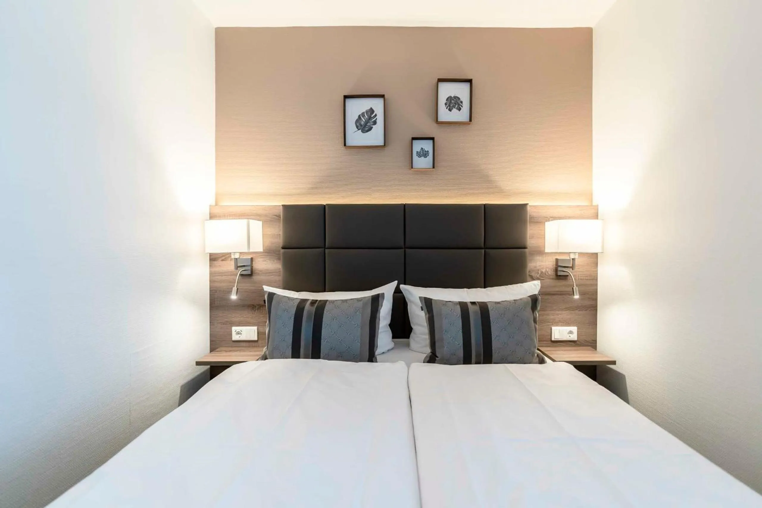 Bed in Hotel in den Herrnwiesen