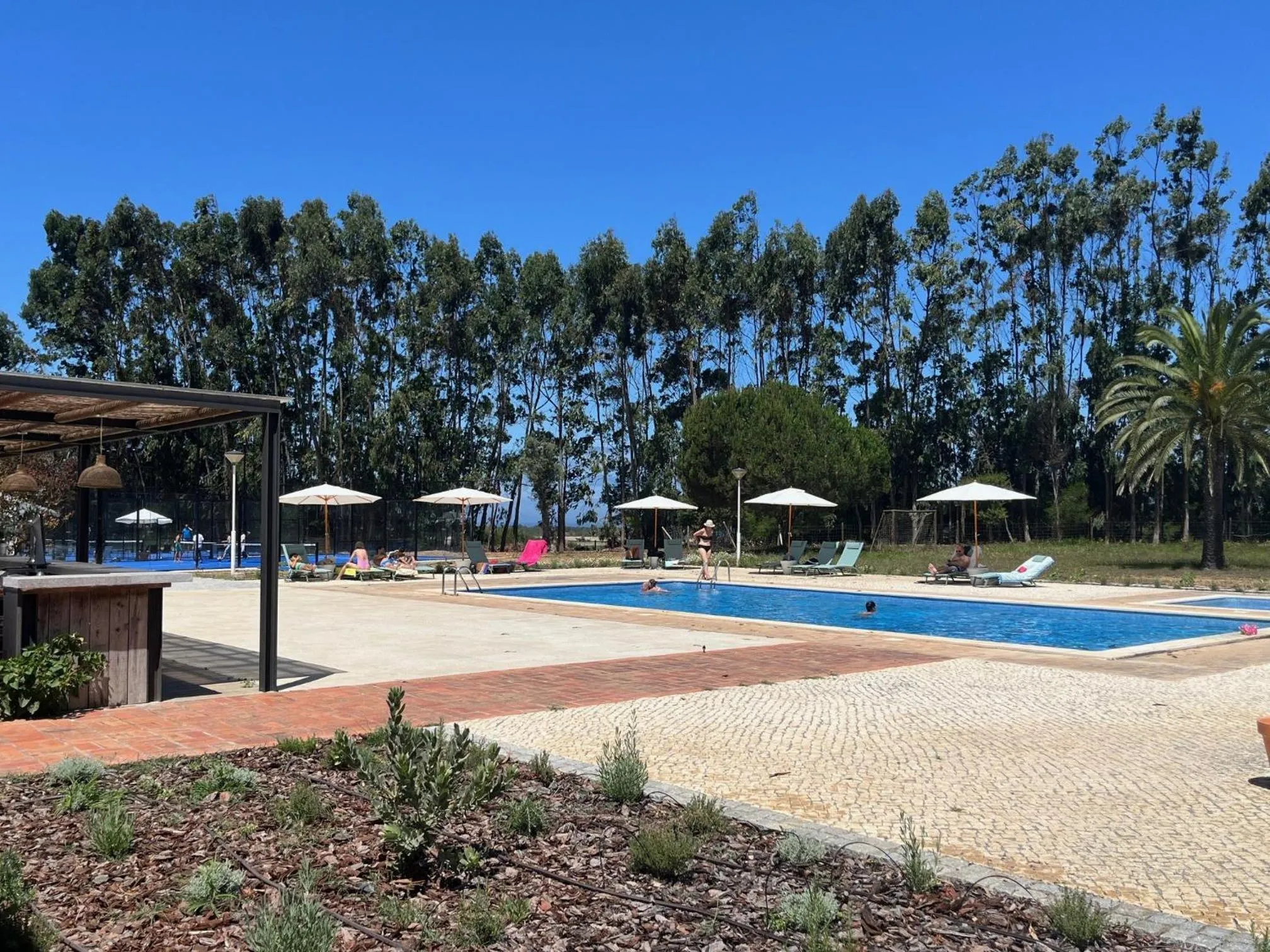Pool view in Herdade Moita Mar - Country & Sea