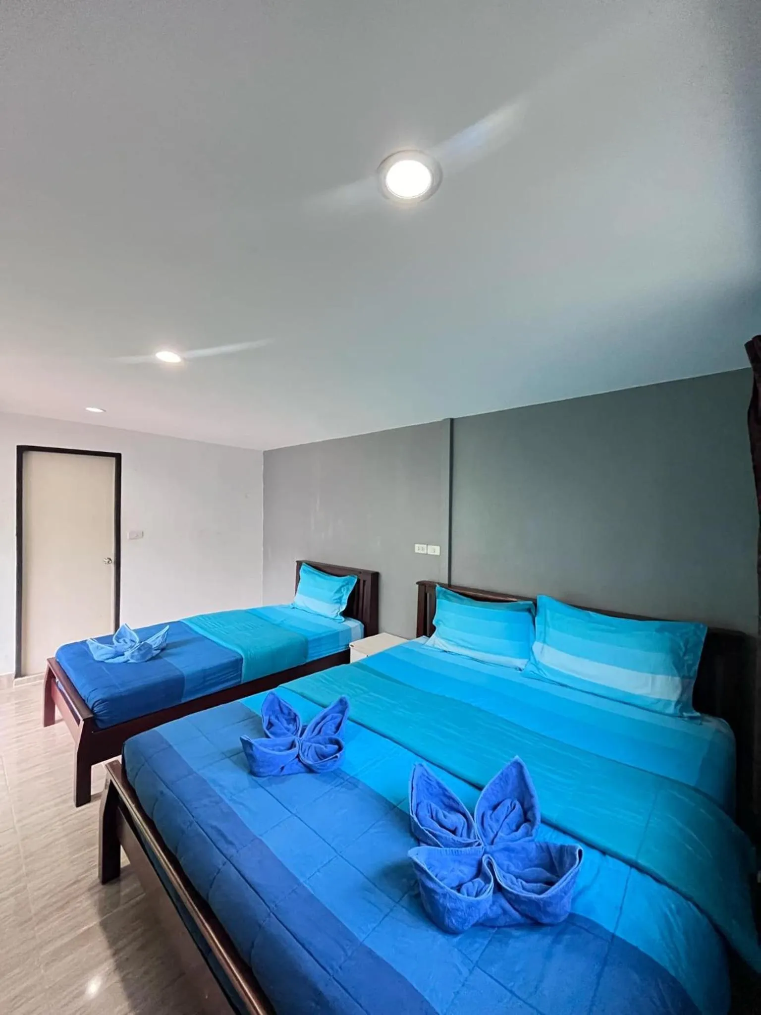 Bed in View Garden Resort