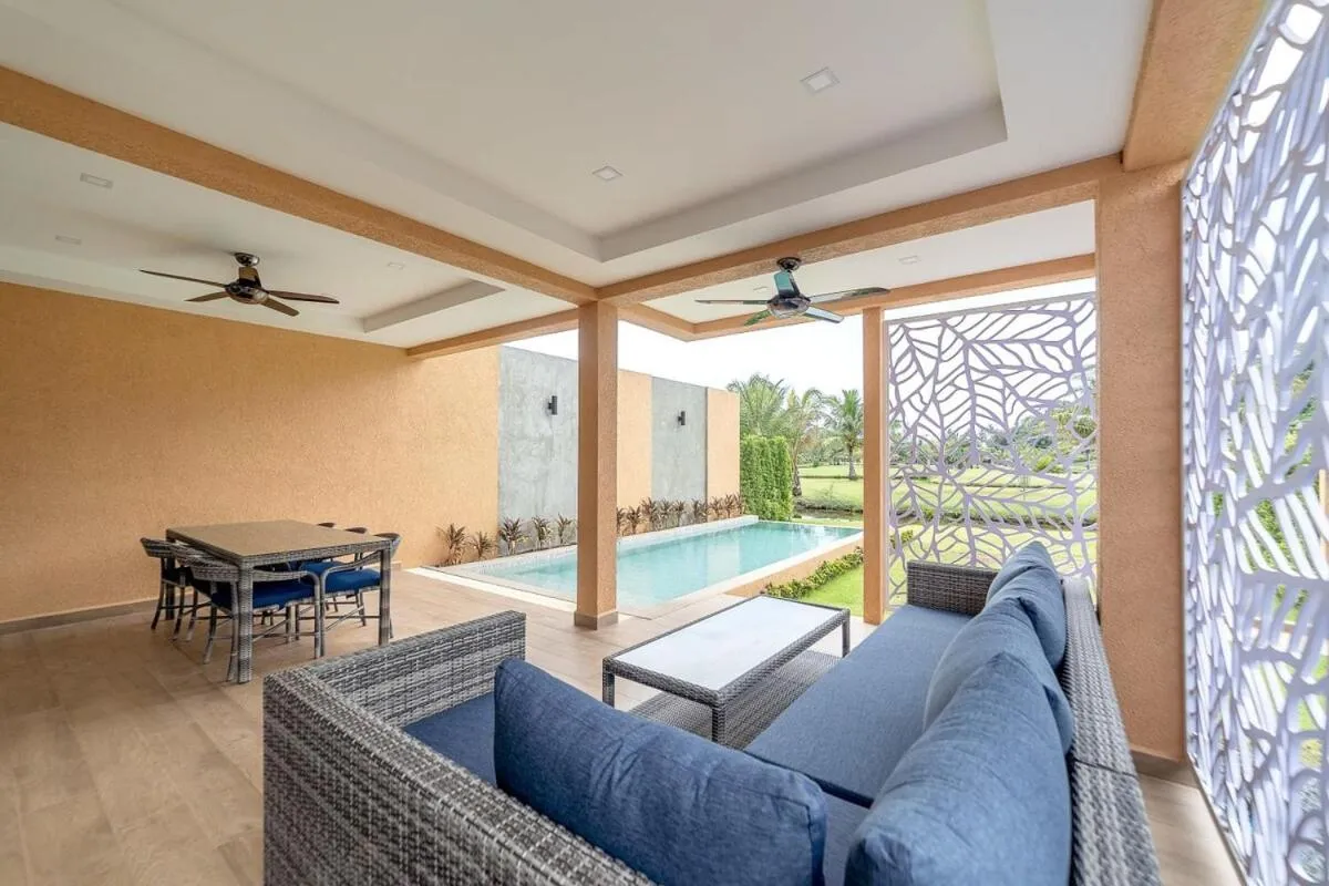 Floor plan in Ocean Grove Pool Villa - Koh Chang