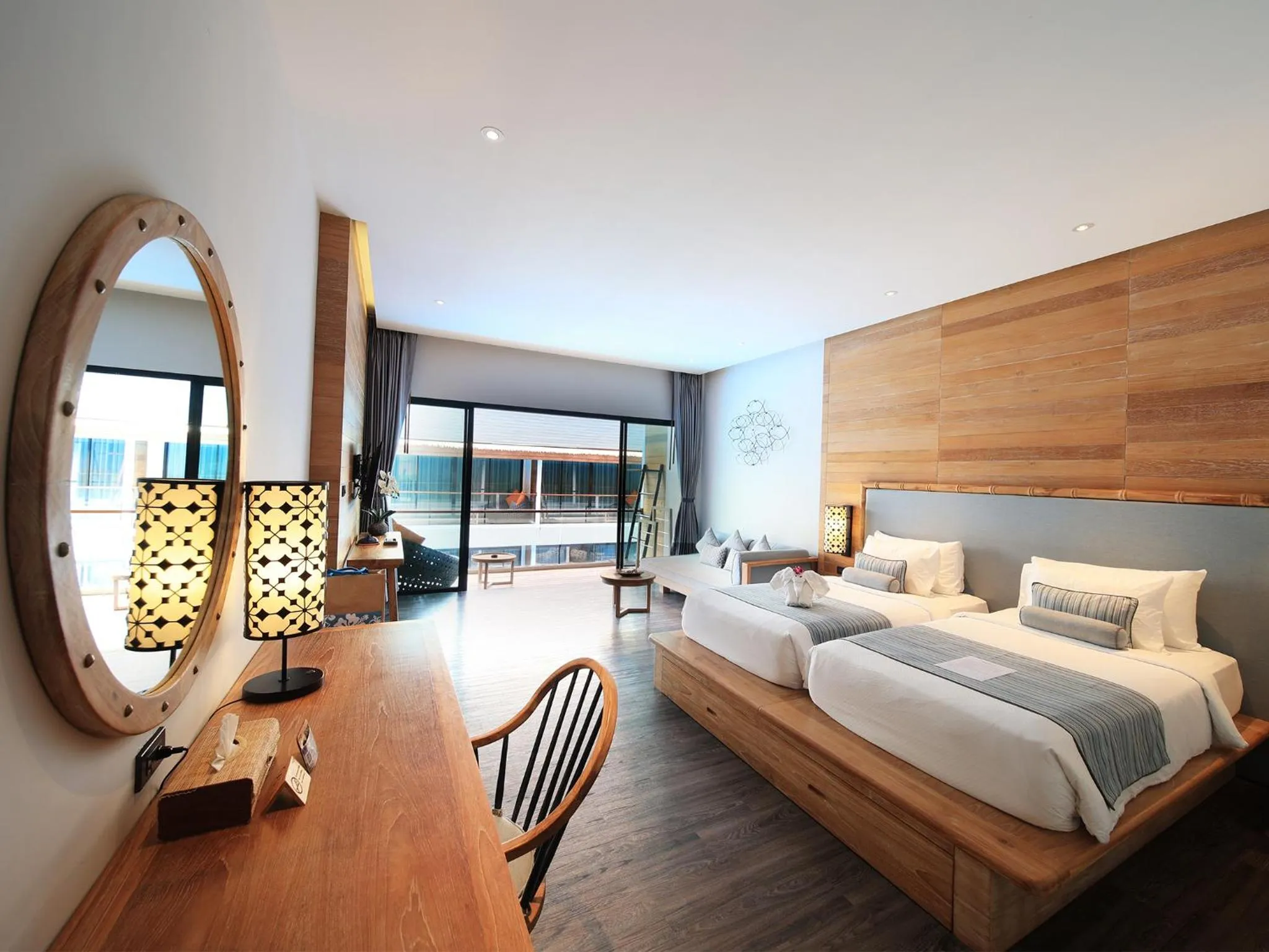 Bed in AKIRA Lipe Resort