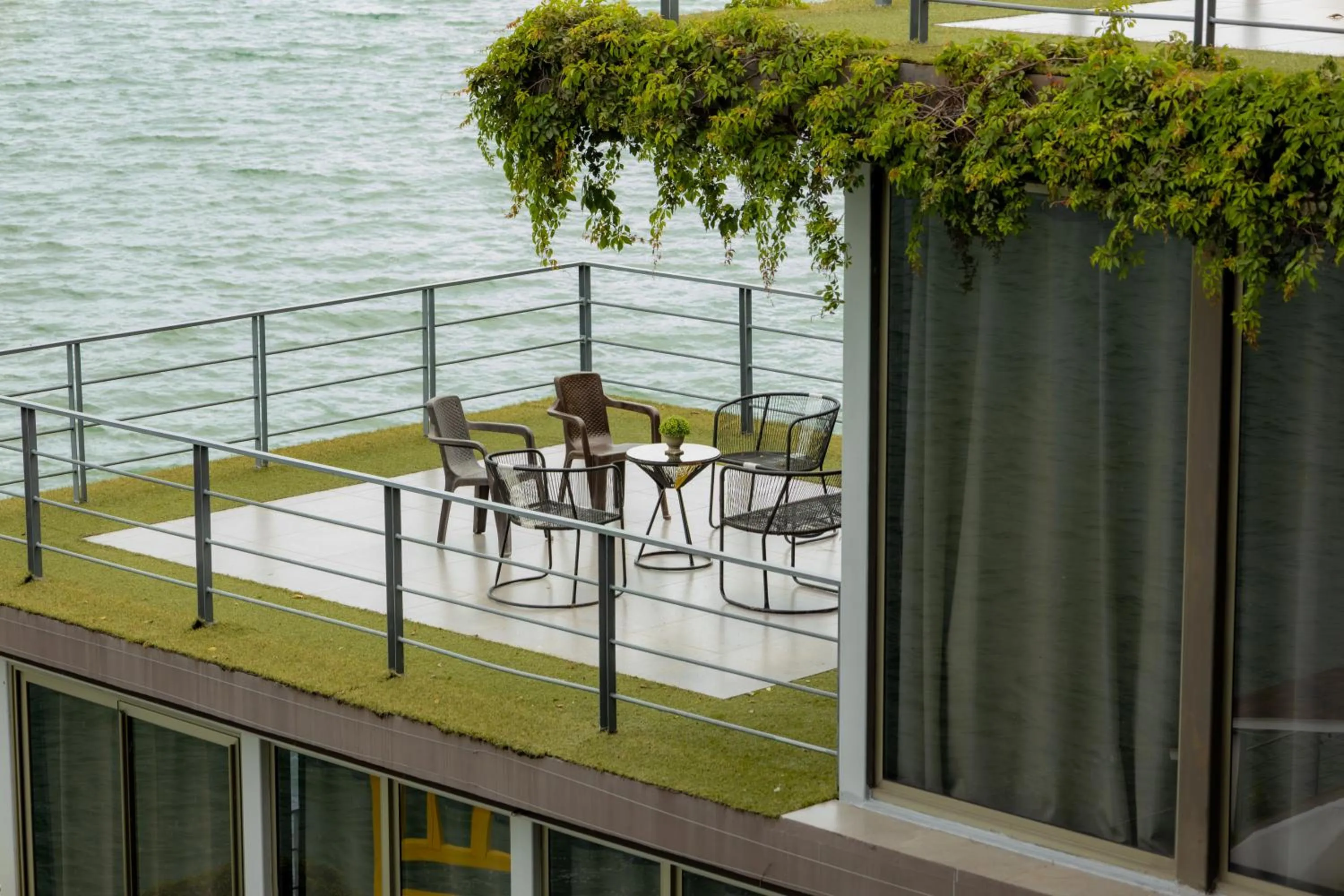 Balcony/Terrace in Cardedeu Residence Lago de Coatepeque