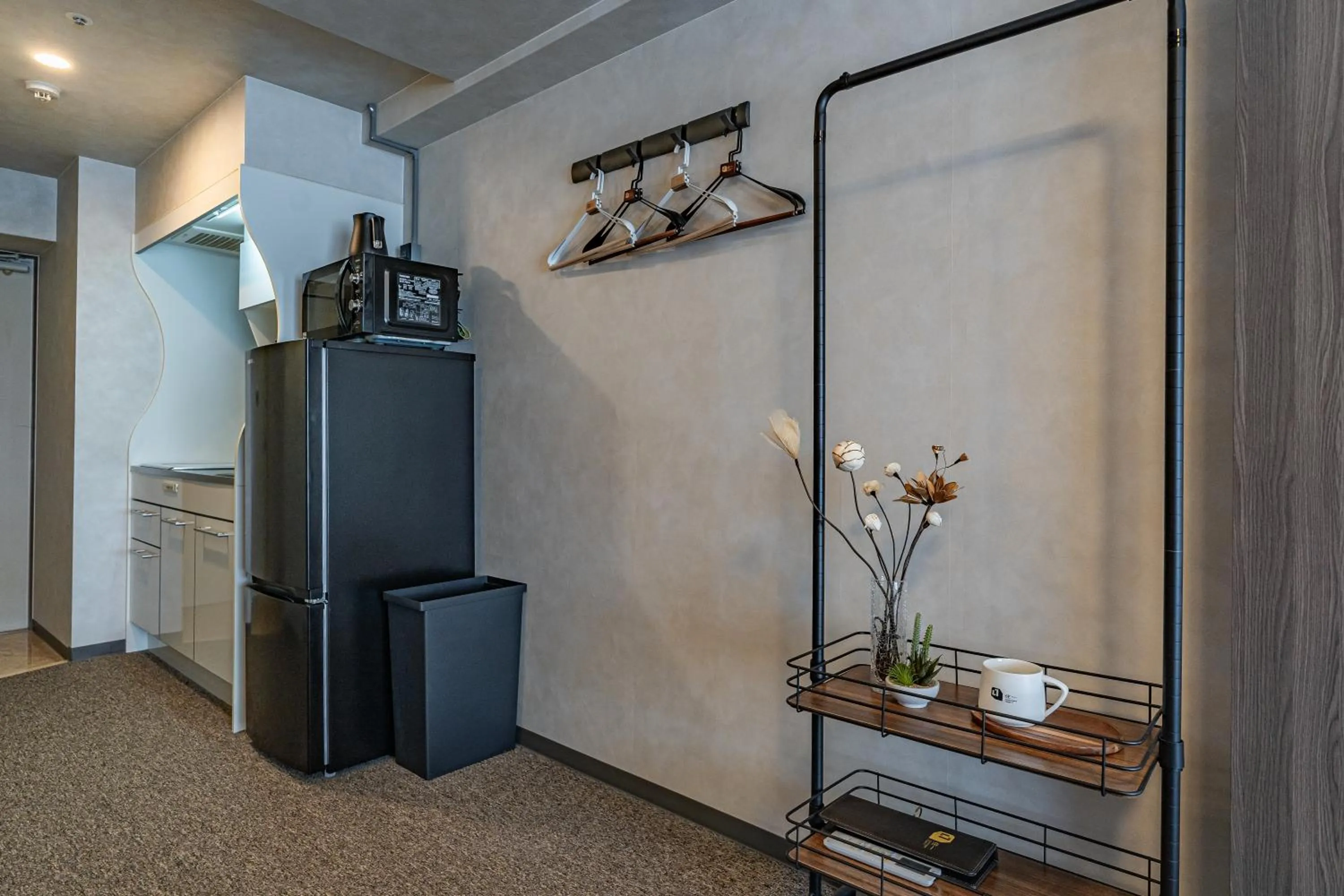 Kitchen or kitchenette in Apartment Hotel 11 Shinsaibashi 2