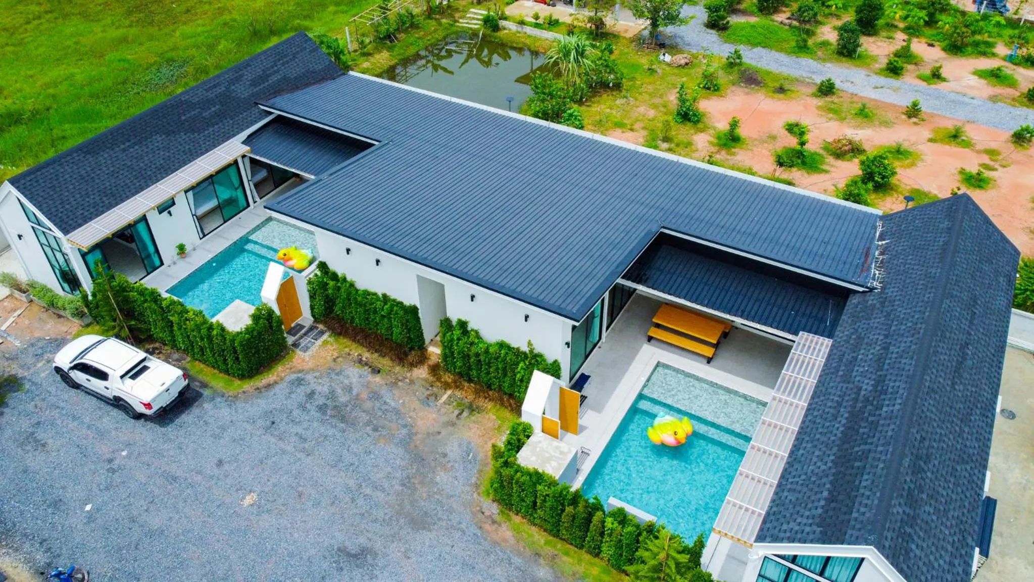 Bird's eye view in Villa Paramount 1