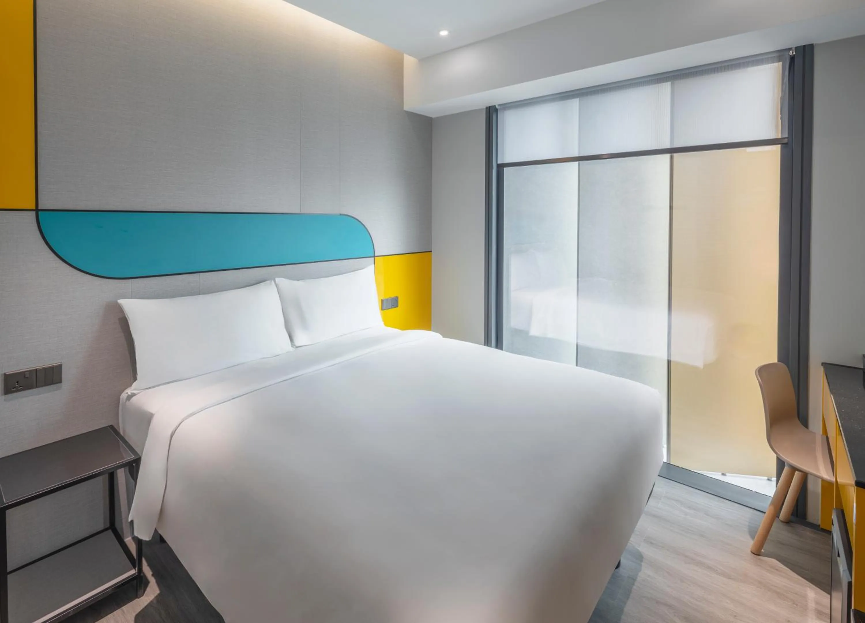 Bed in Hotel Mi Rochor