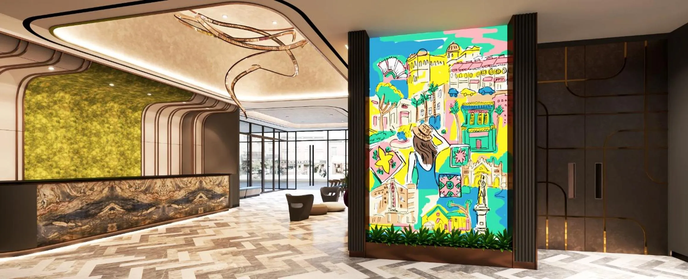 Property building in Hotel Mi Rochor