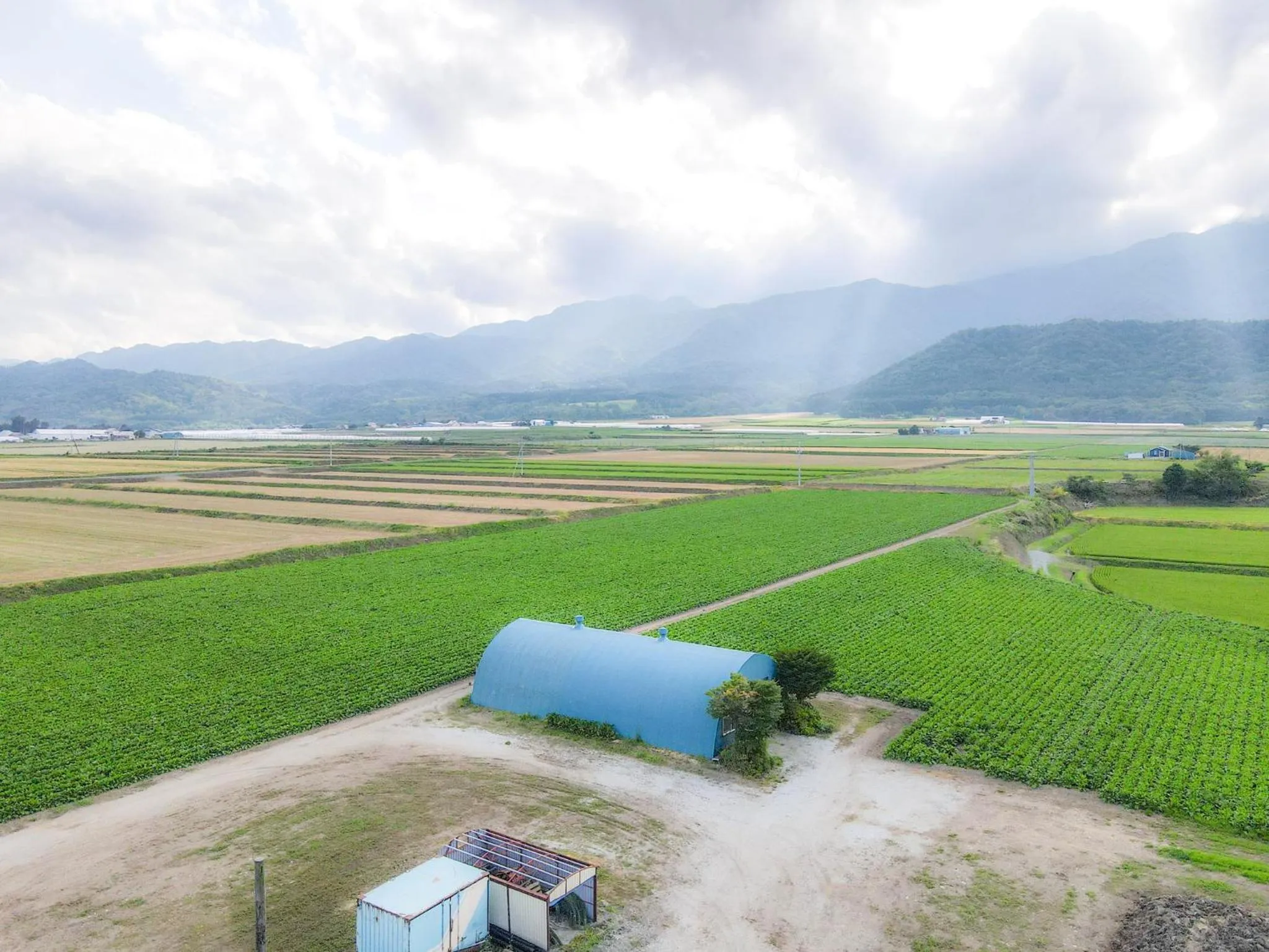 Spring in Furano Log House Farm Resort