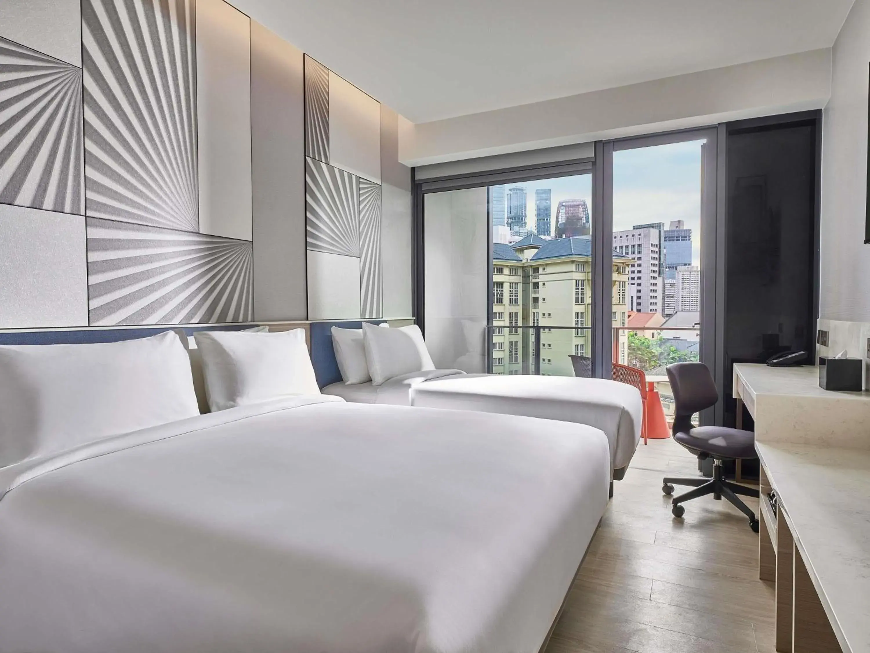 Deluxe Triple Room, 1 Double Bed and 1 Single Bed, Balcony in Mercure ICON Singapore City Centre Deluxe Triple Room, 1 Double Bed and 1 Single Bed, Balcony in Mercure ICON Singapore City Centre