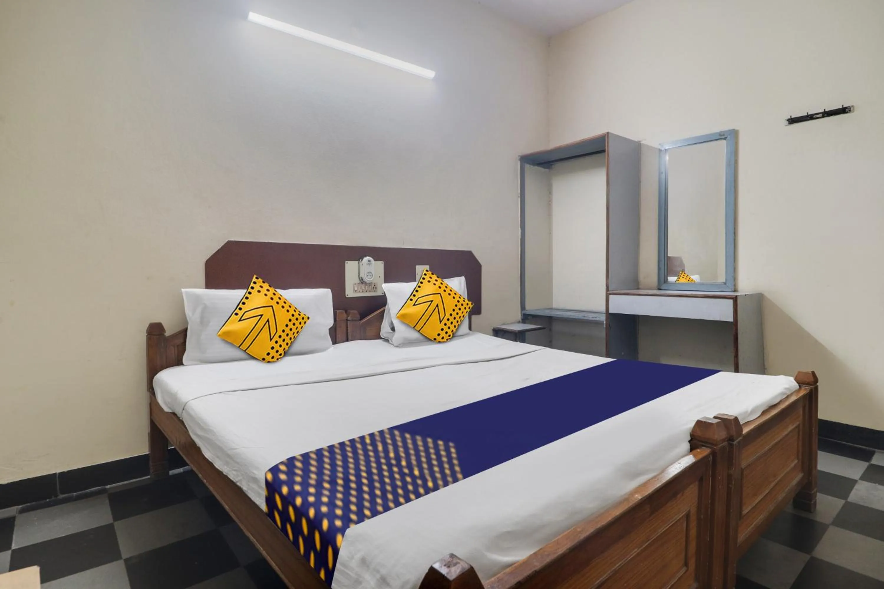 Lobby or reception, Bed in SPOT ON New Balaji Residency