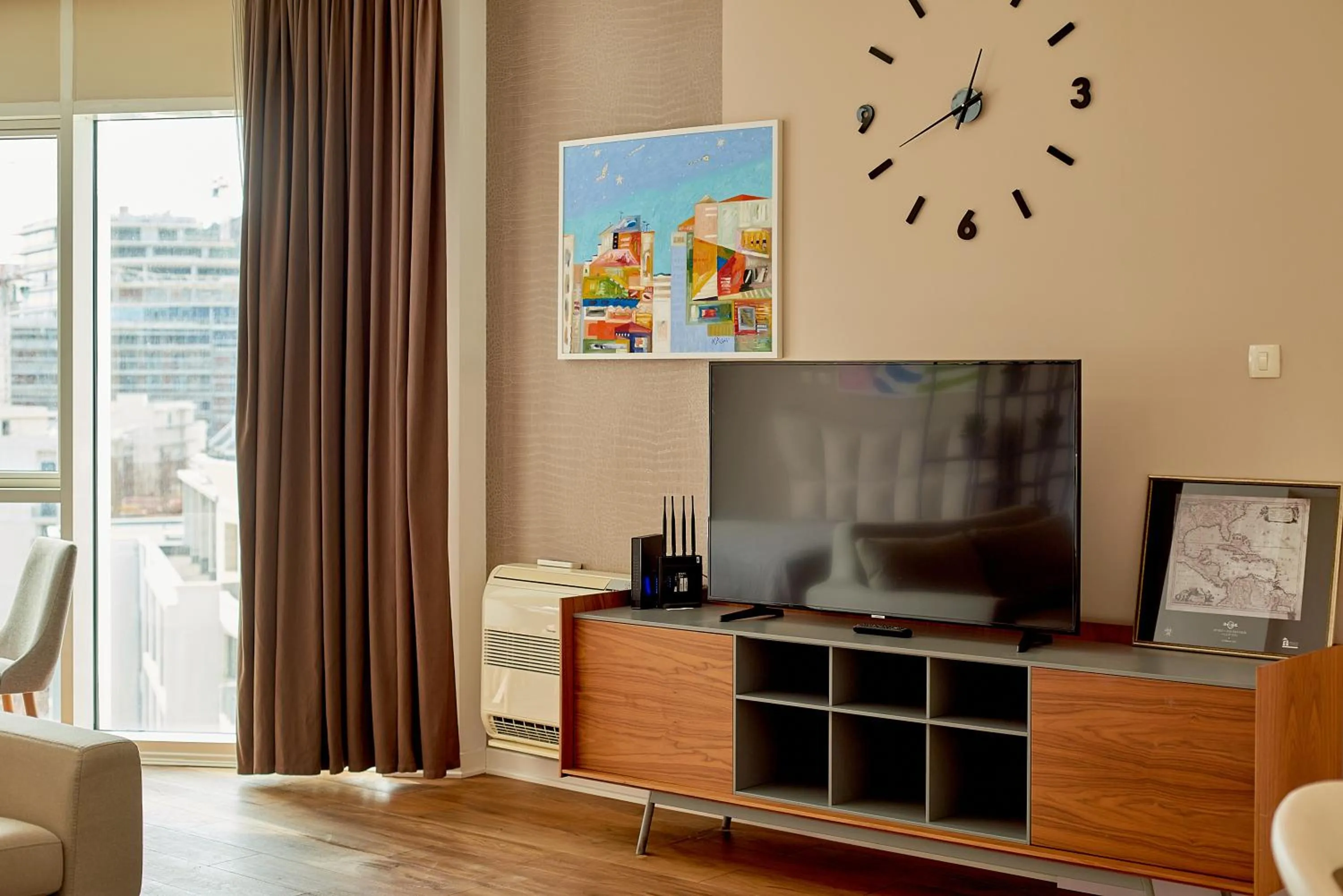 Living room in Lux Apartments Sunrior