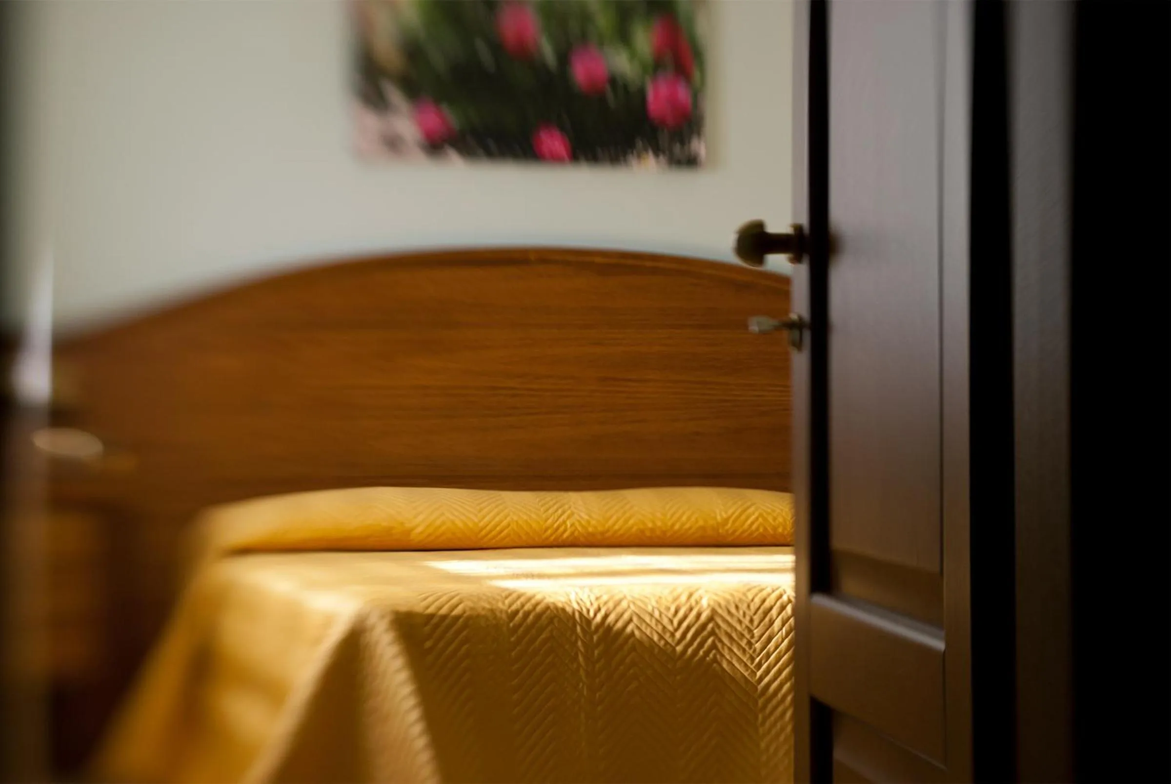 Decorative detail, Bed in B&B Angela