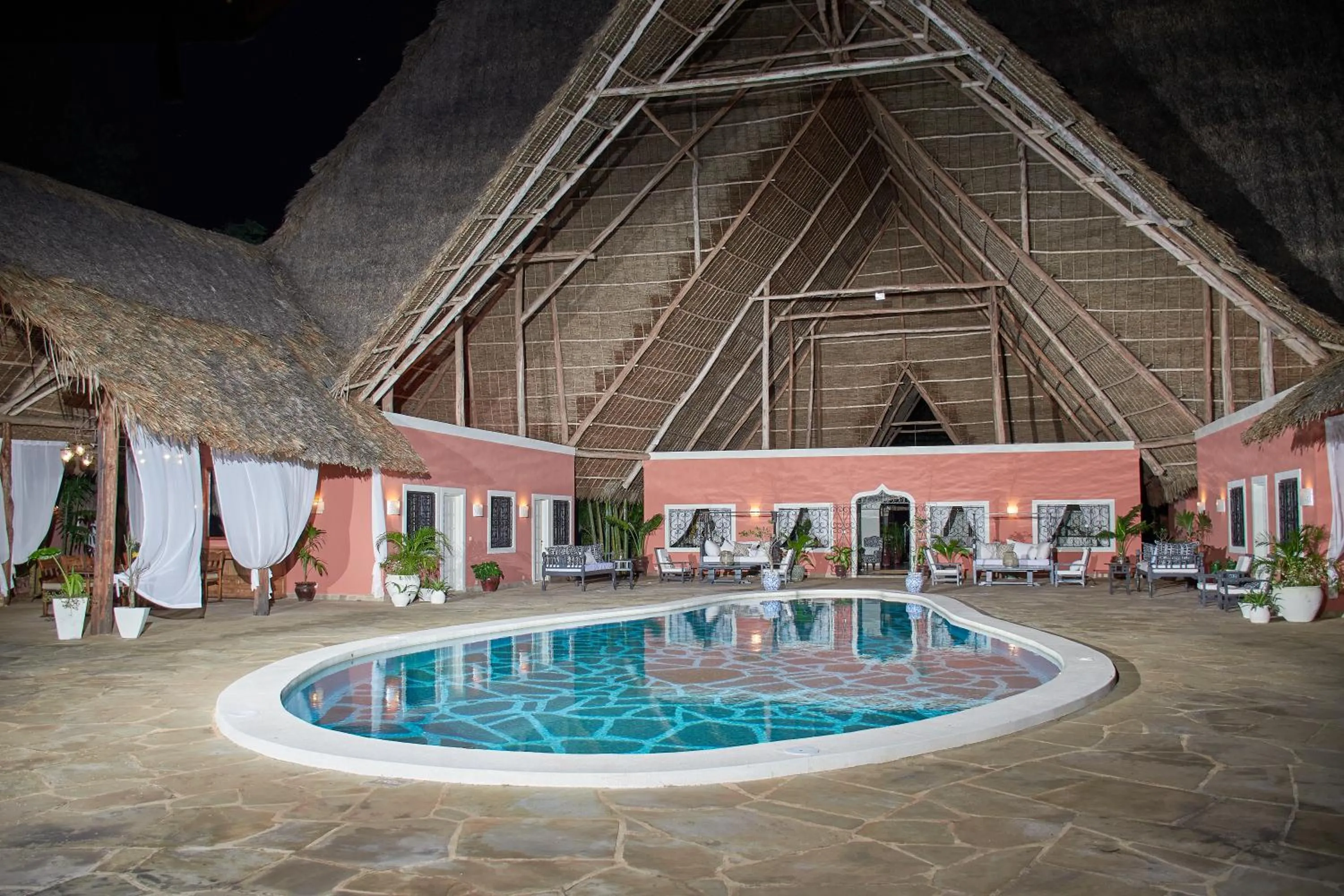Pool view in Saffron Garden Malindi