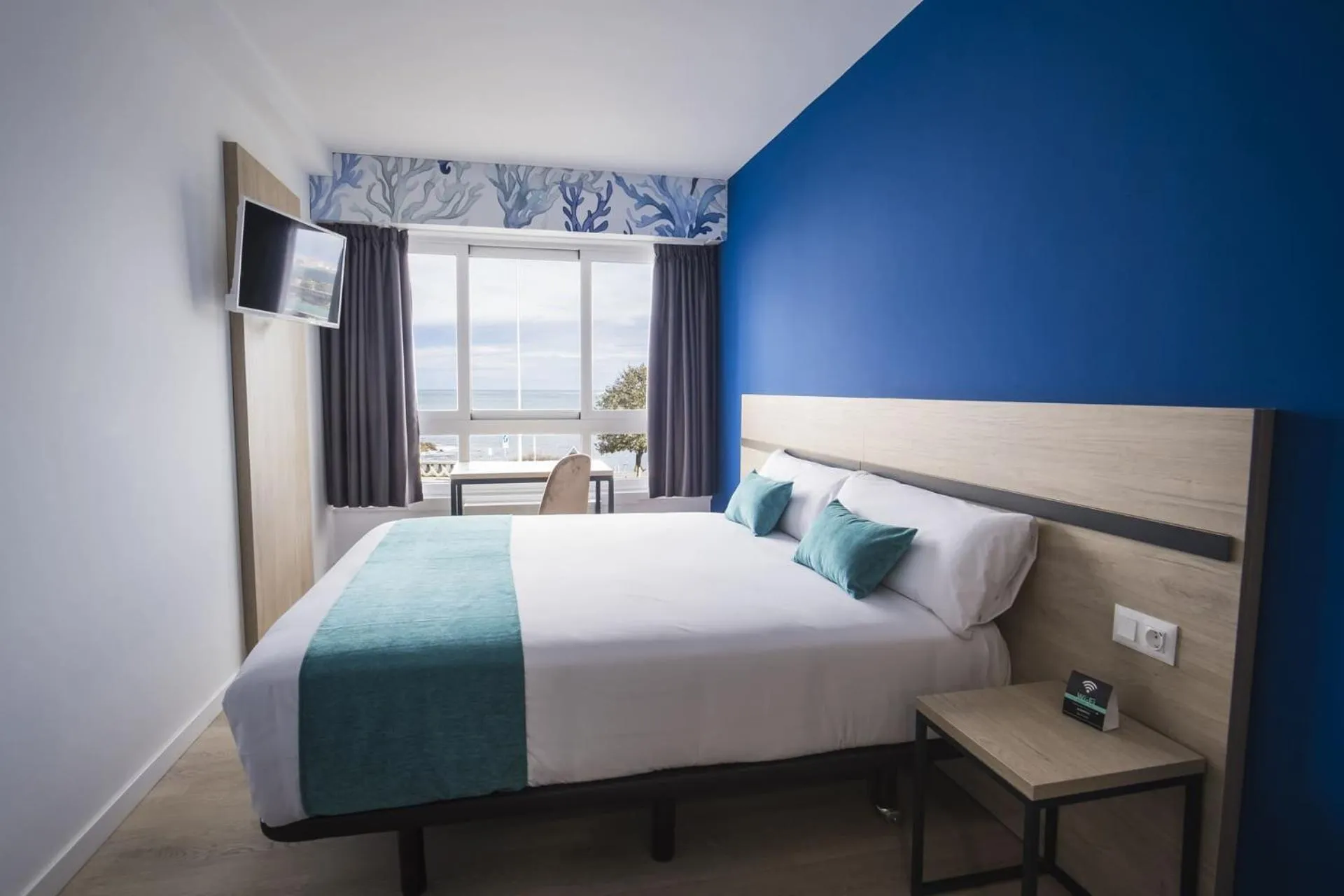 Bed in Hotel Alda Coruñamar