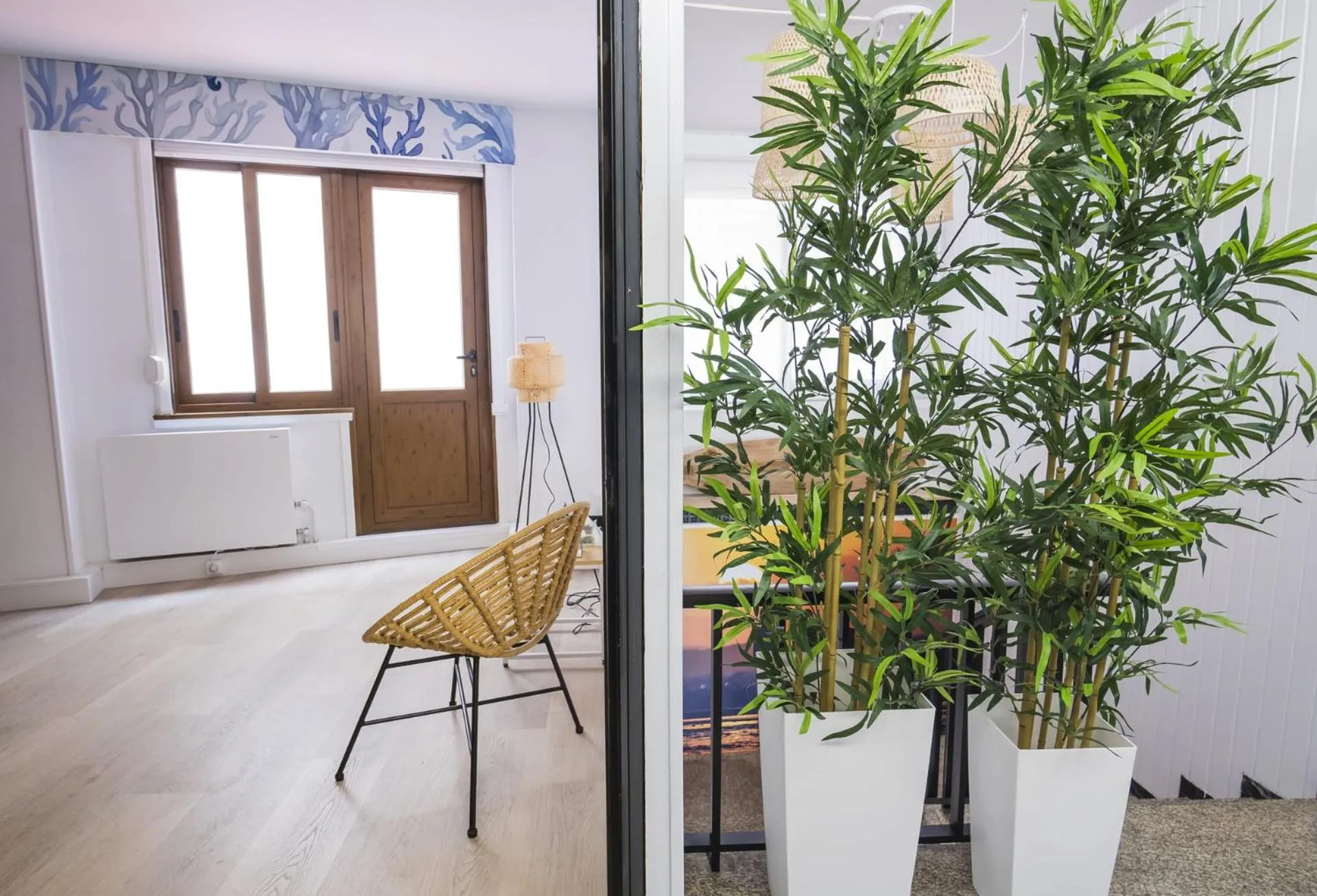 Living room in Hotel Alda Coruñamar