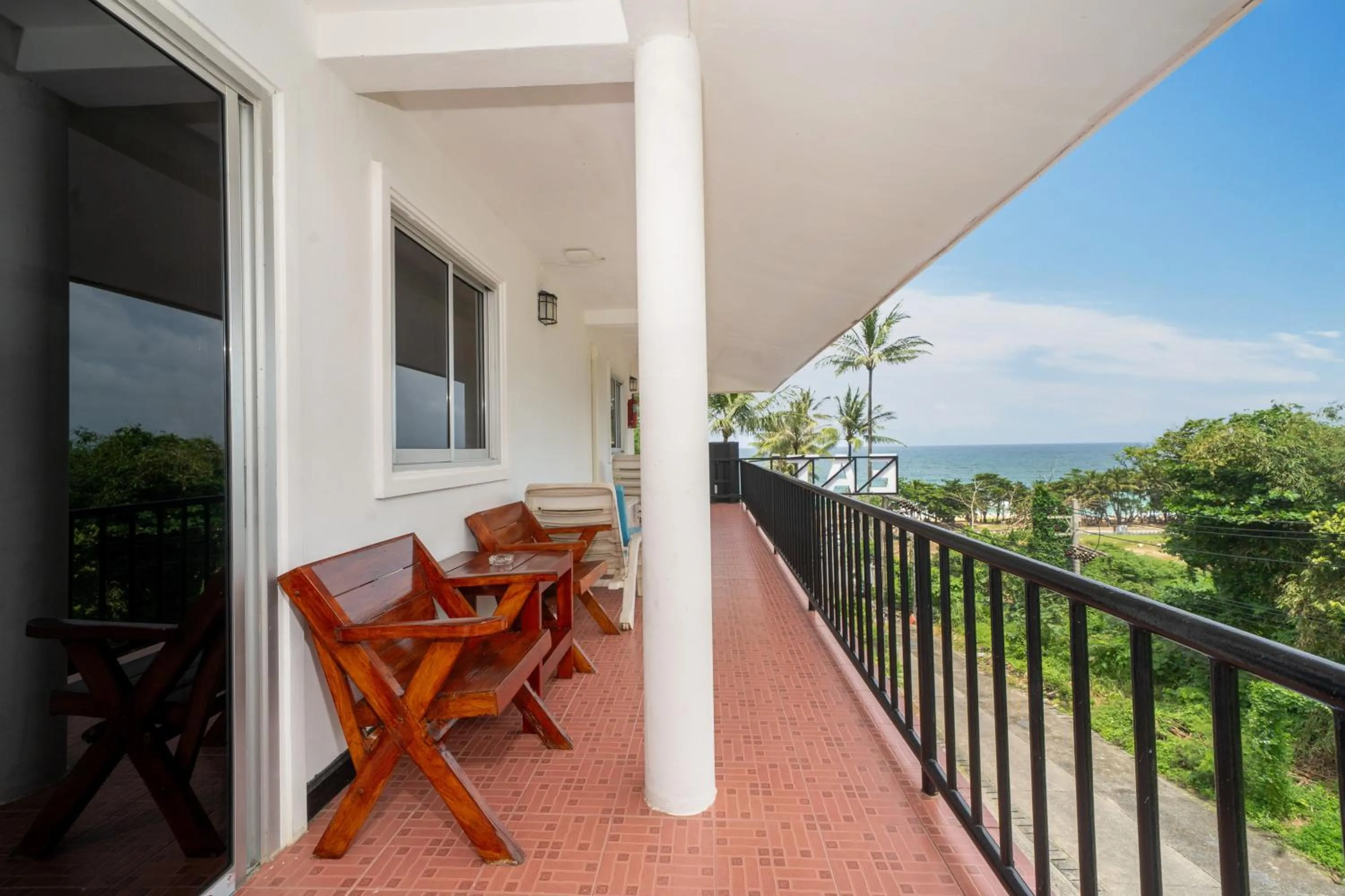 Balcony/Terrace in Oceanview Bungalows by EAT