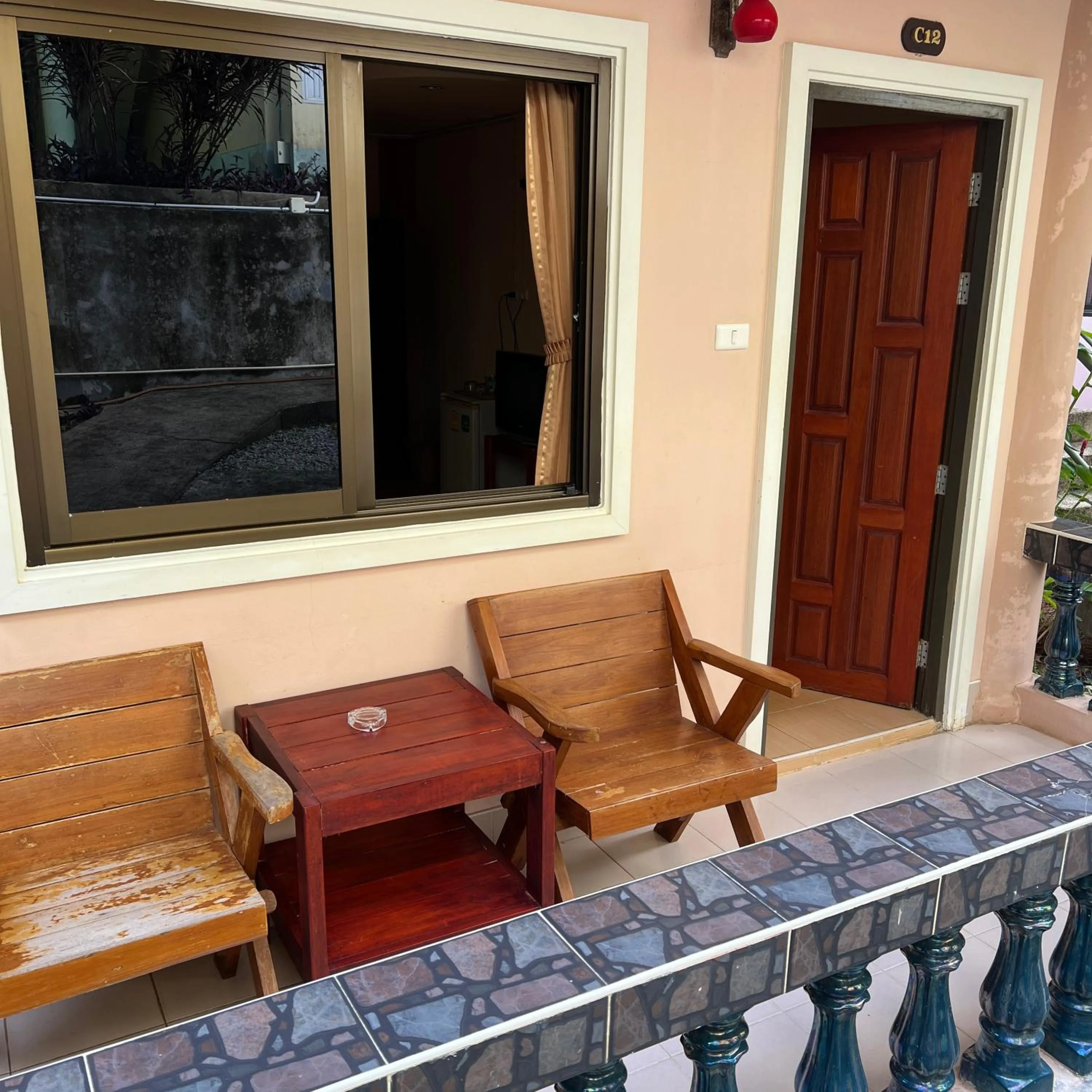 Balcony/Terrace in Kata Villa Merit Hill Bungalows