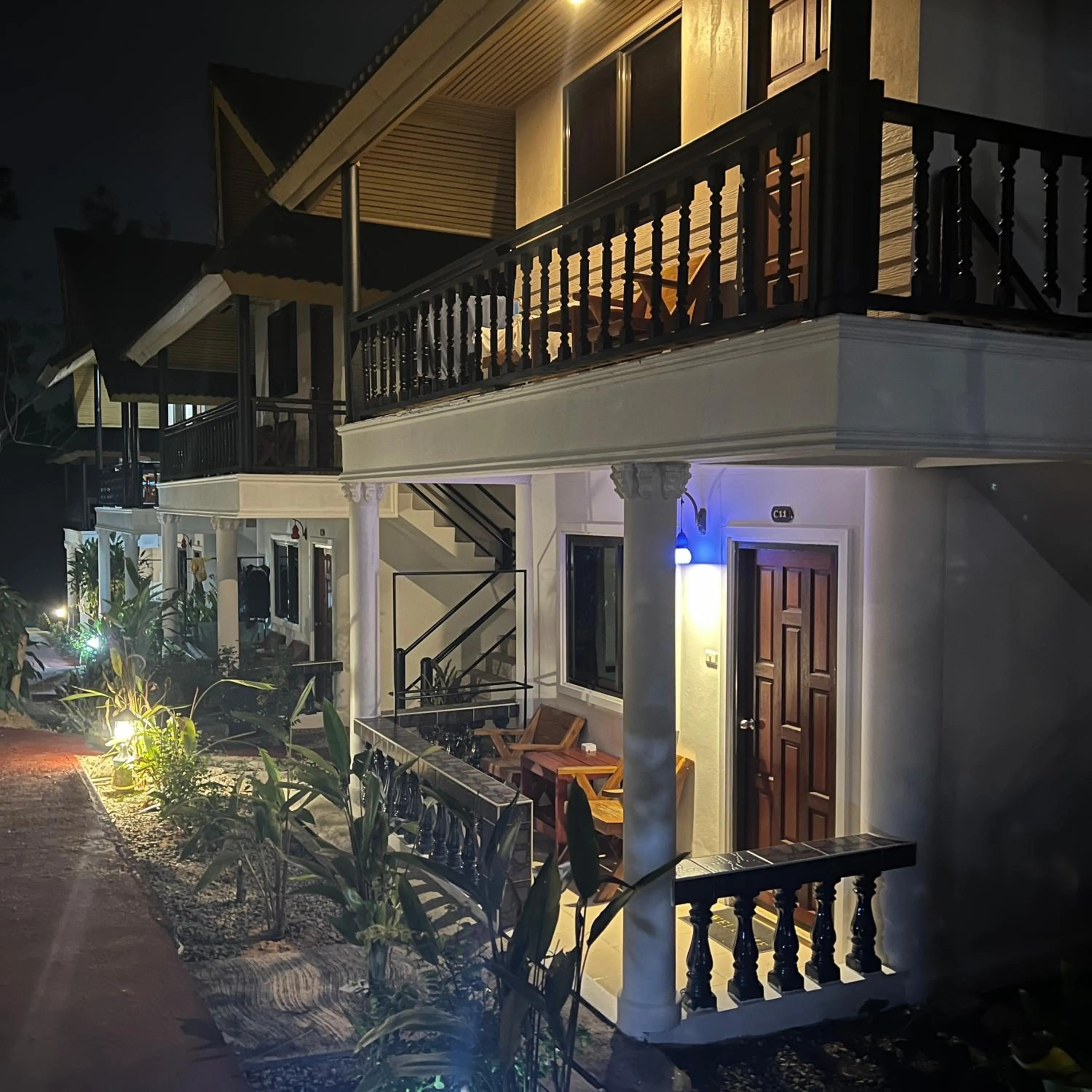 Balcony/Terrace in Kata Villa Merit Hill Bungalows