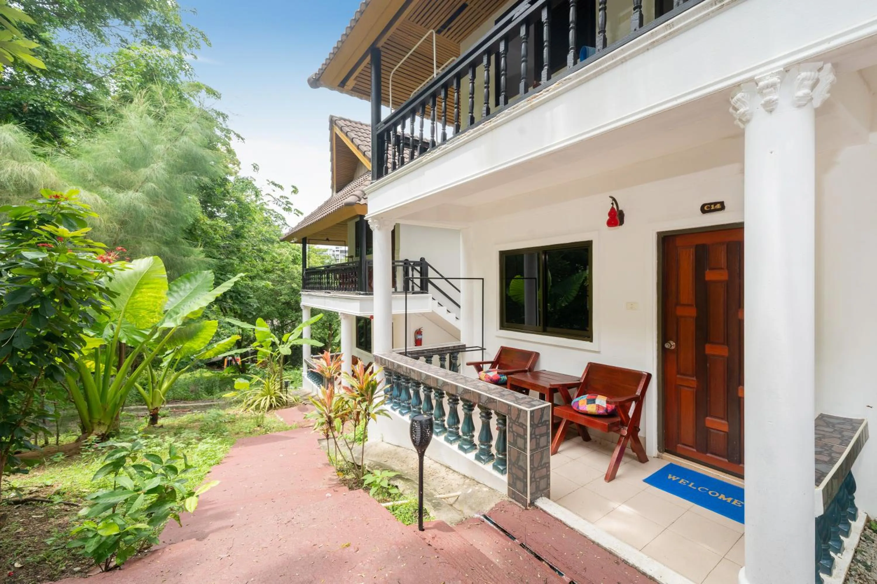 Balcony/Terrace in Oceanview Bungalows by EAT