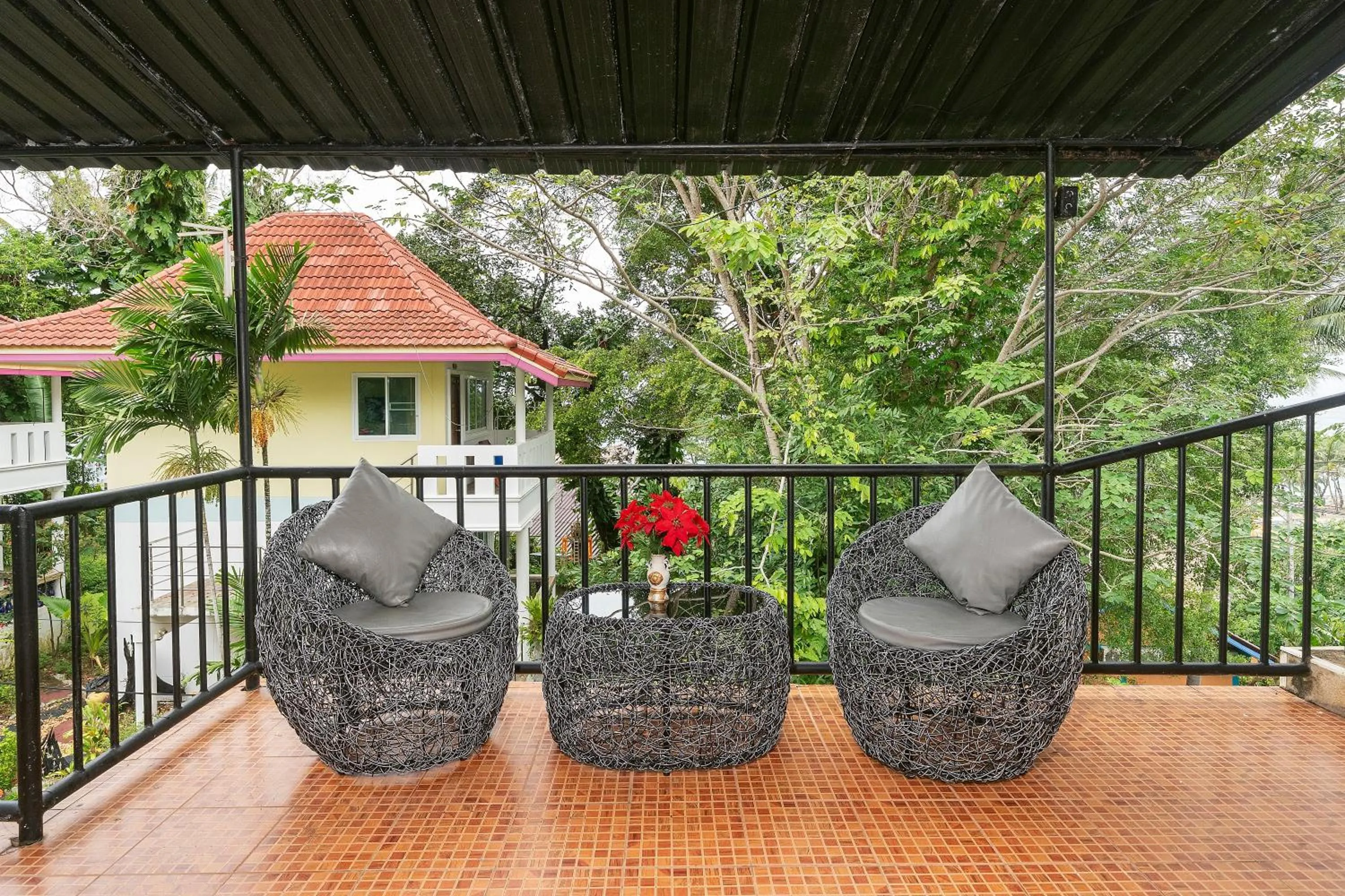 Balcony/Terrace in Oceanview Bungalows by EAT