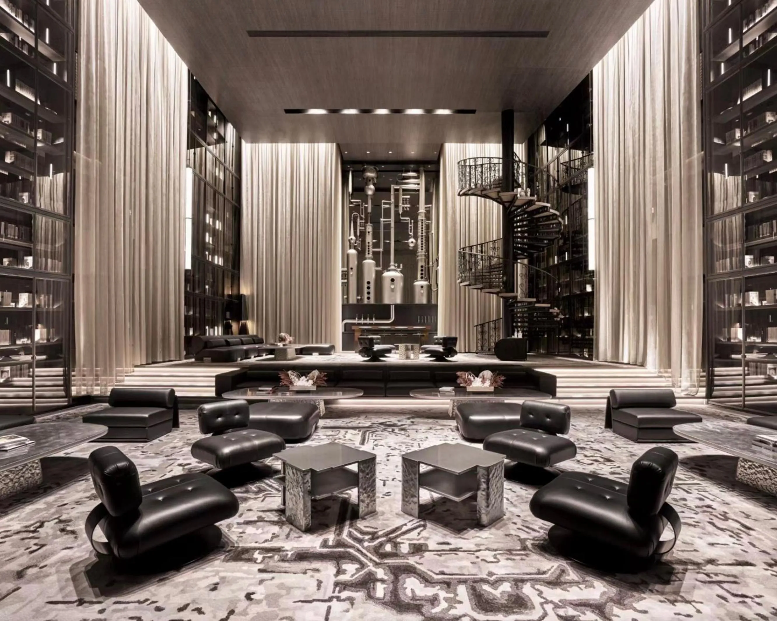 Lounge or bar in Kimpton Qiantan Shanghai by IHG
