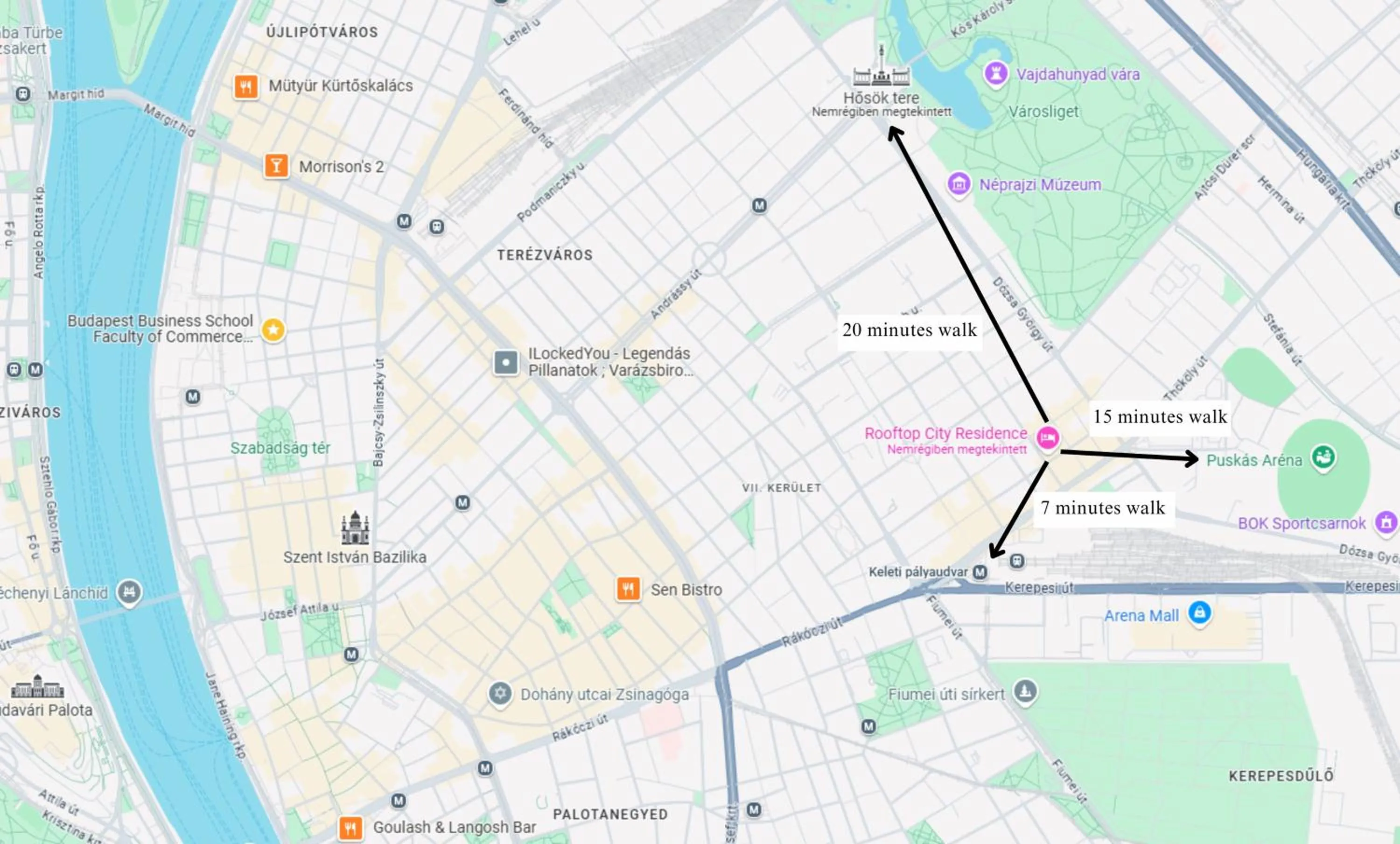 Nearby landmark in Rooftop City Residence