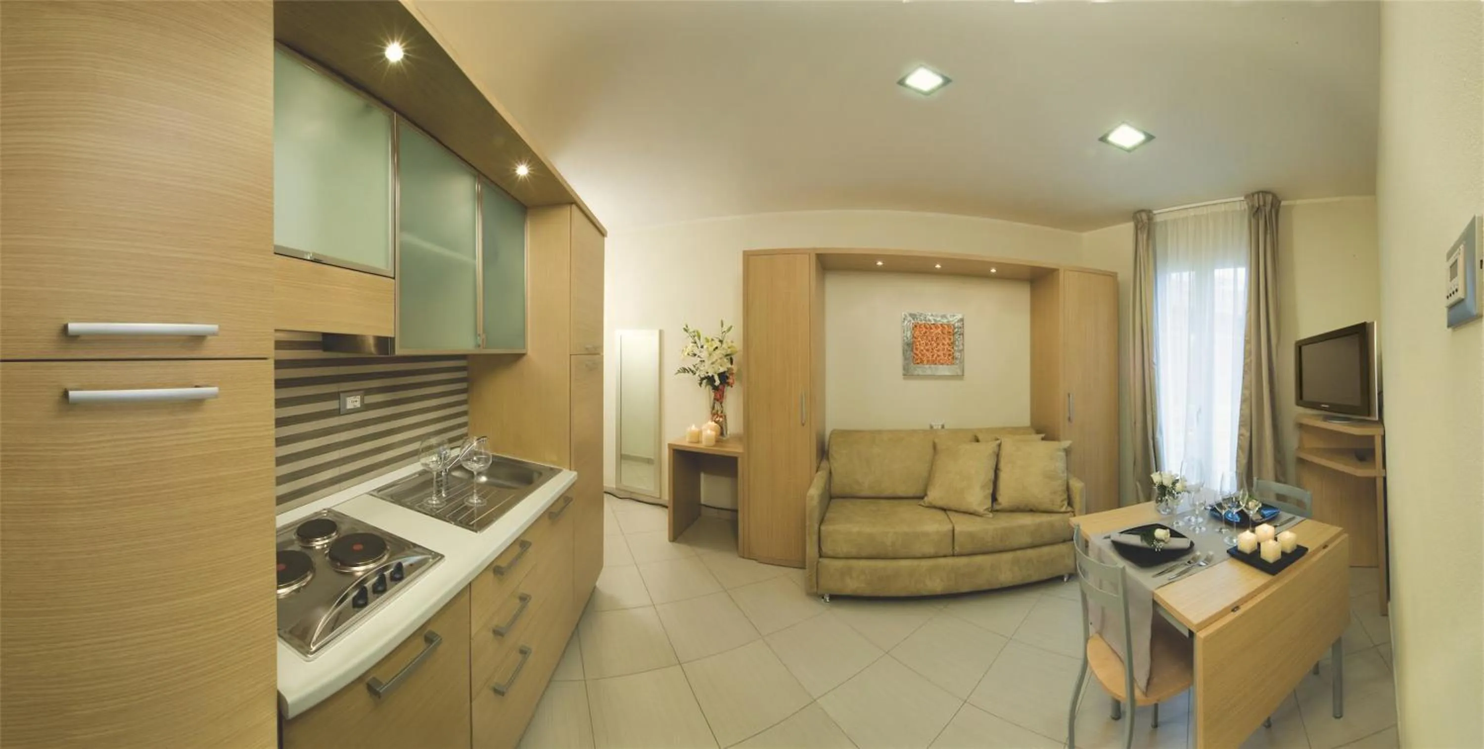 Kitchen or kitchenette in Hotel Continental & Residence