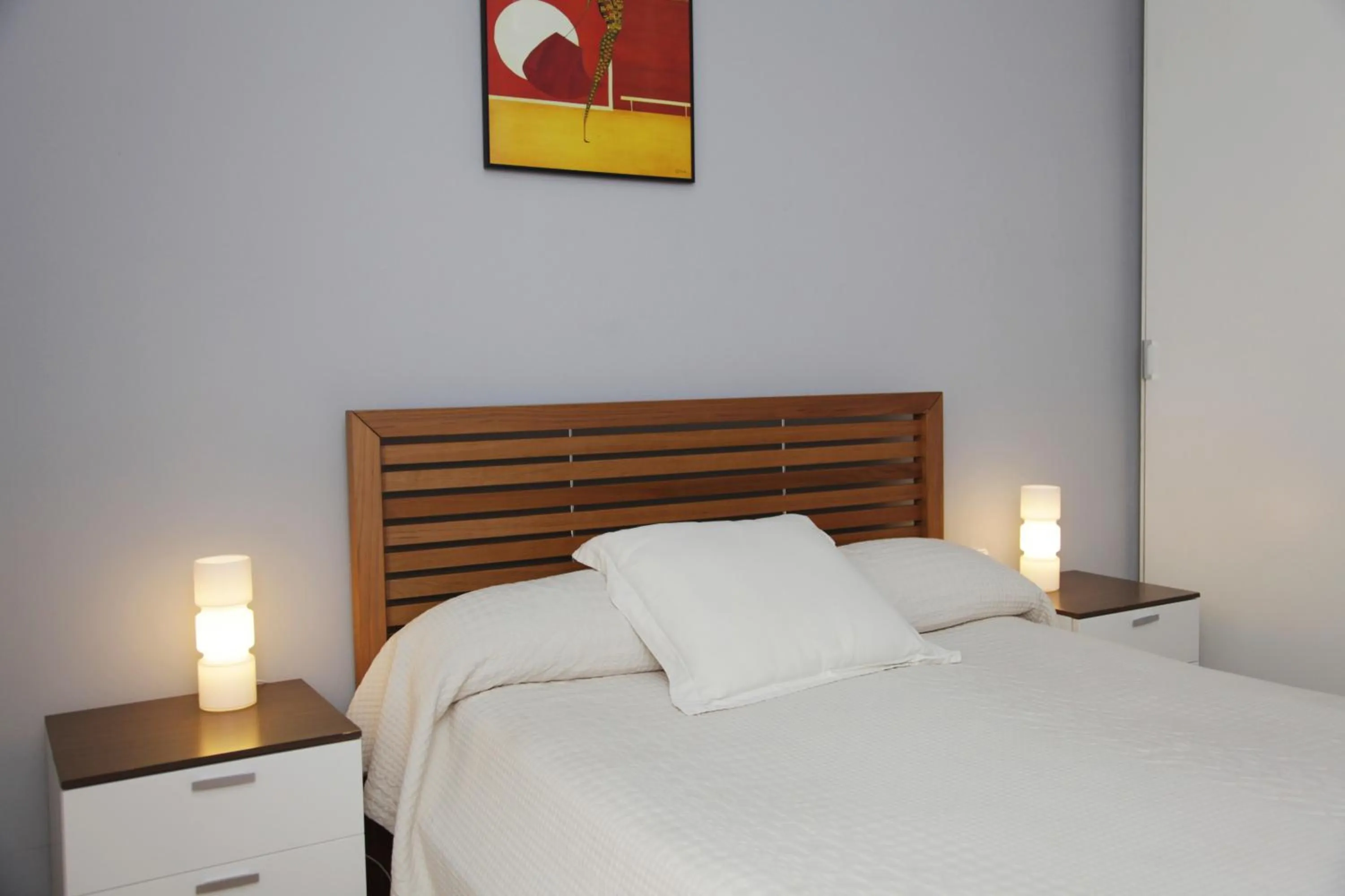 Decorative detail, Bed in Luxury Central Apartment