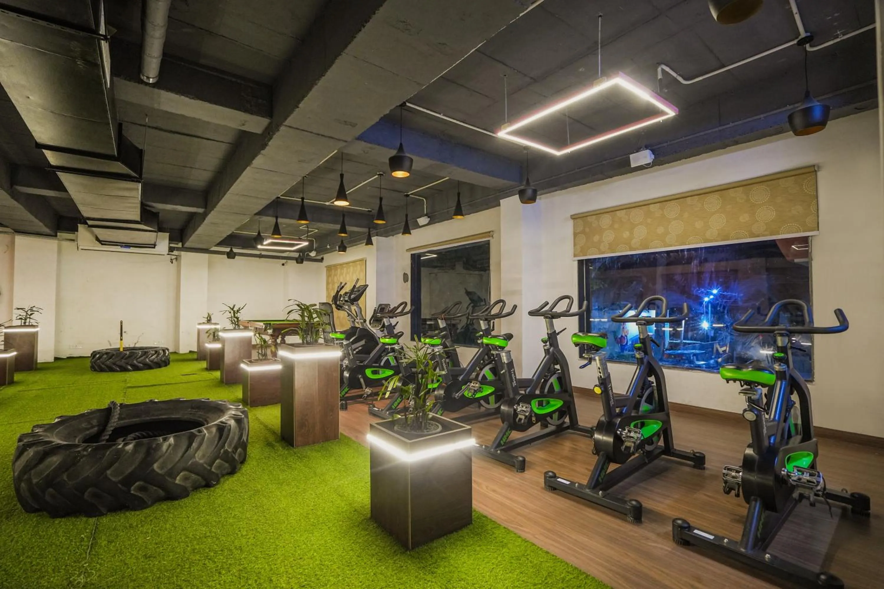 Fitness centre/facilities in Hotel Escala By Levelup