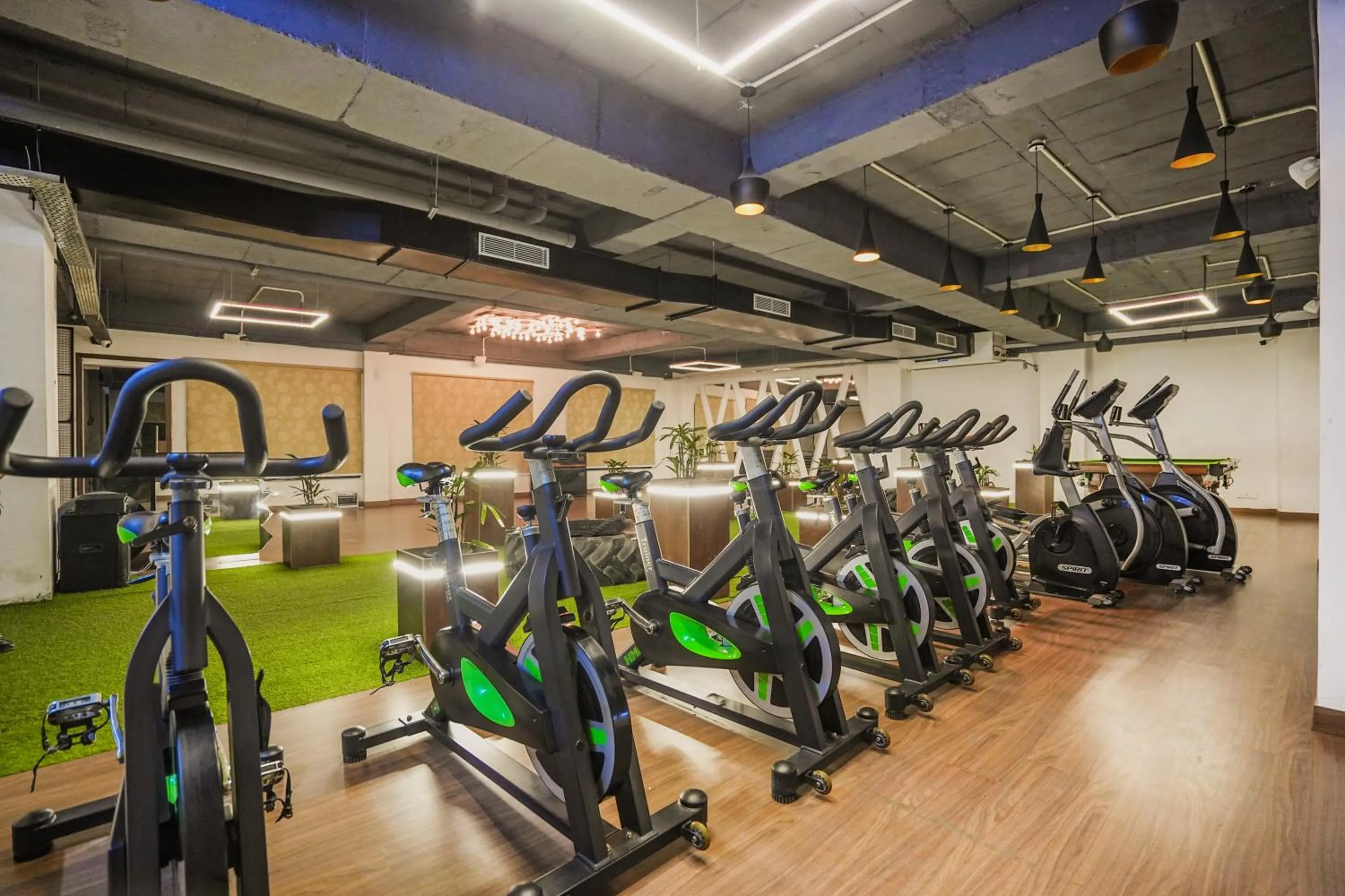 Fitness centre/facilities in Hotel Escala By Levelup