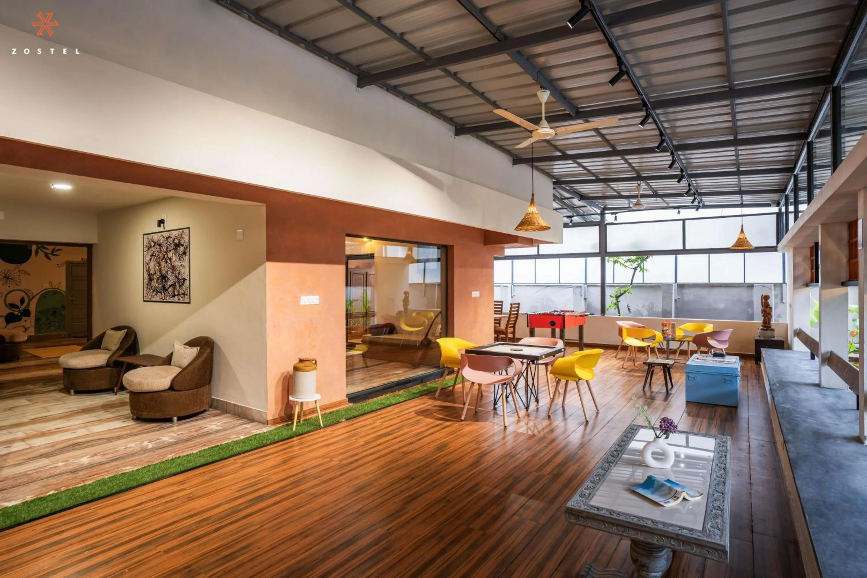 Living room in Zostel Kochi (Ernakulam)