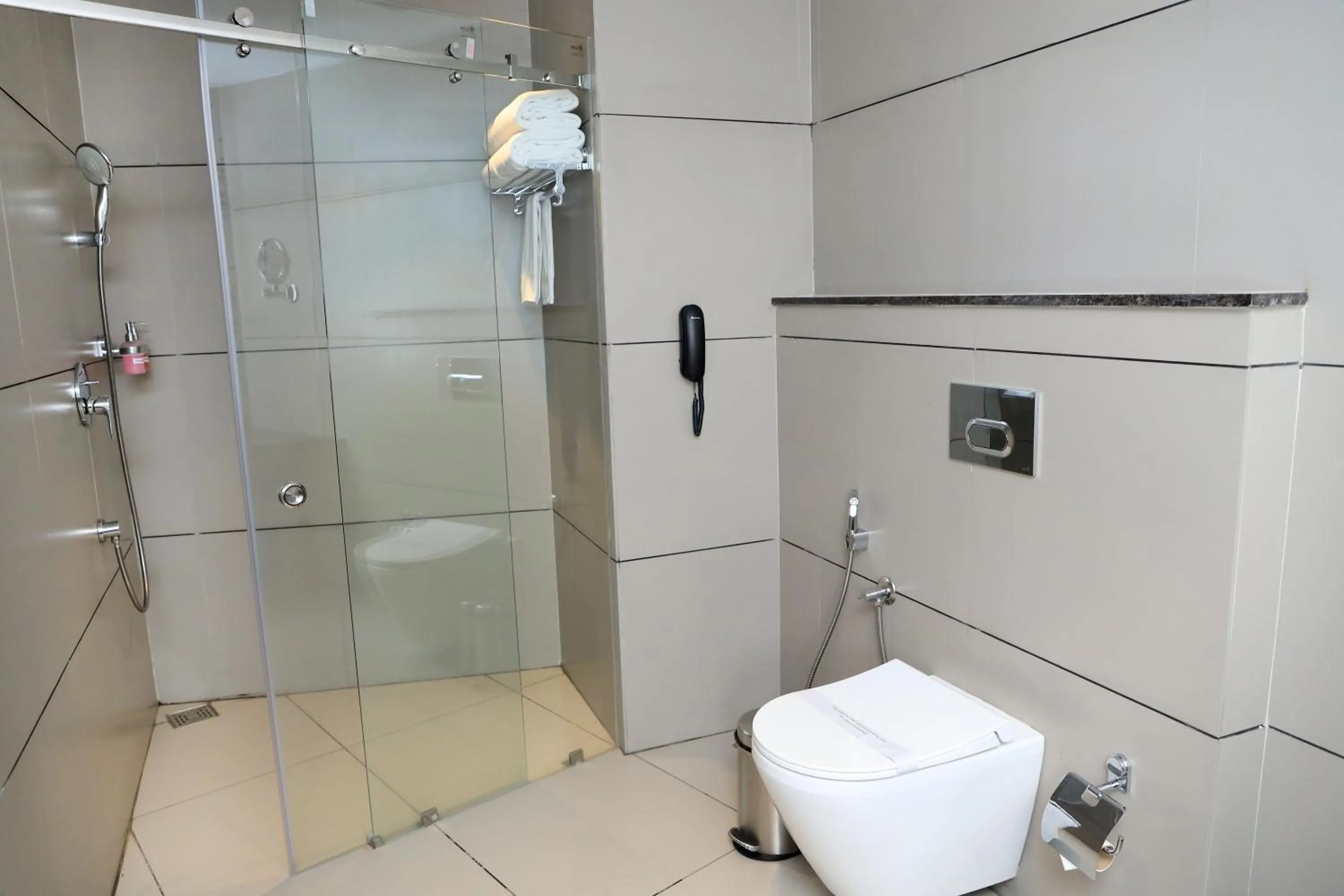 Shower in Hotel Sky Sierra Wayanad