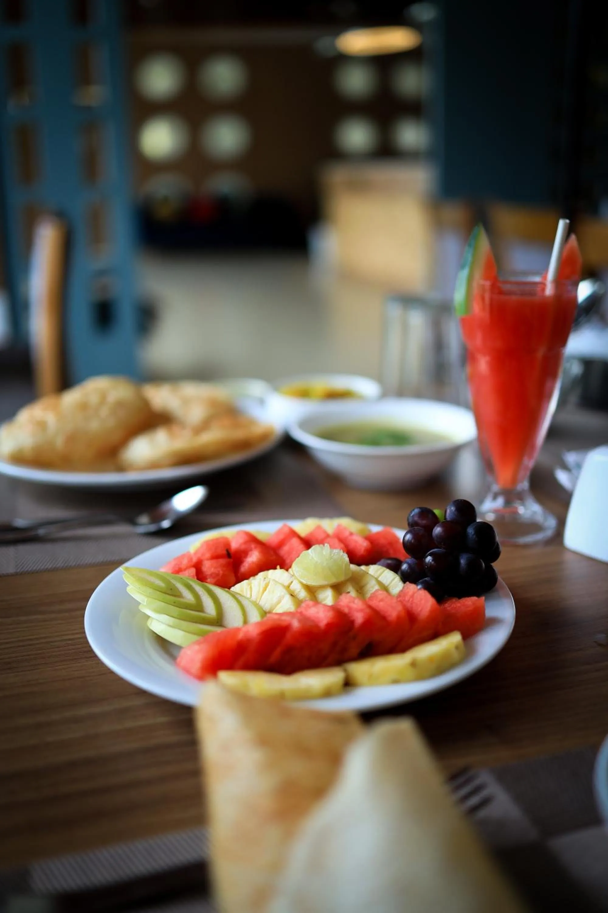 Food and drinks in Hotel Sky Sierra Wayanad