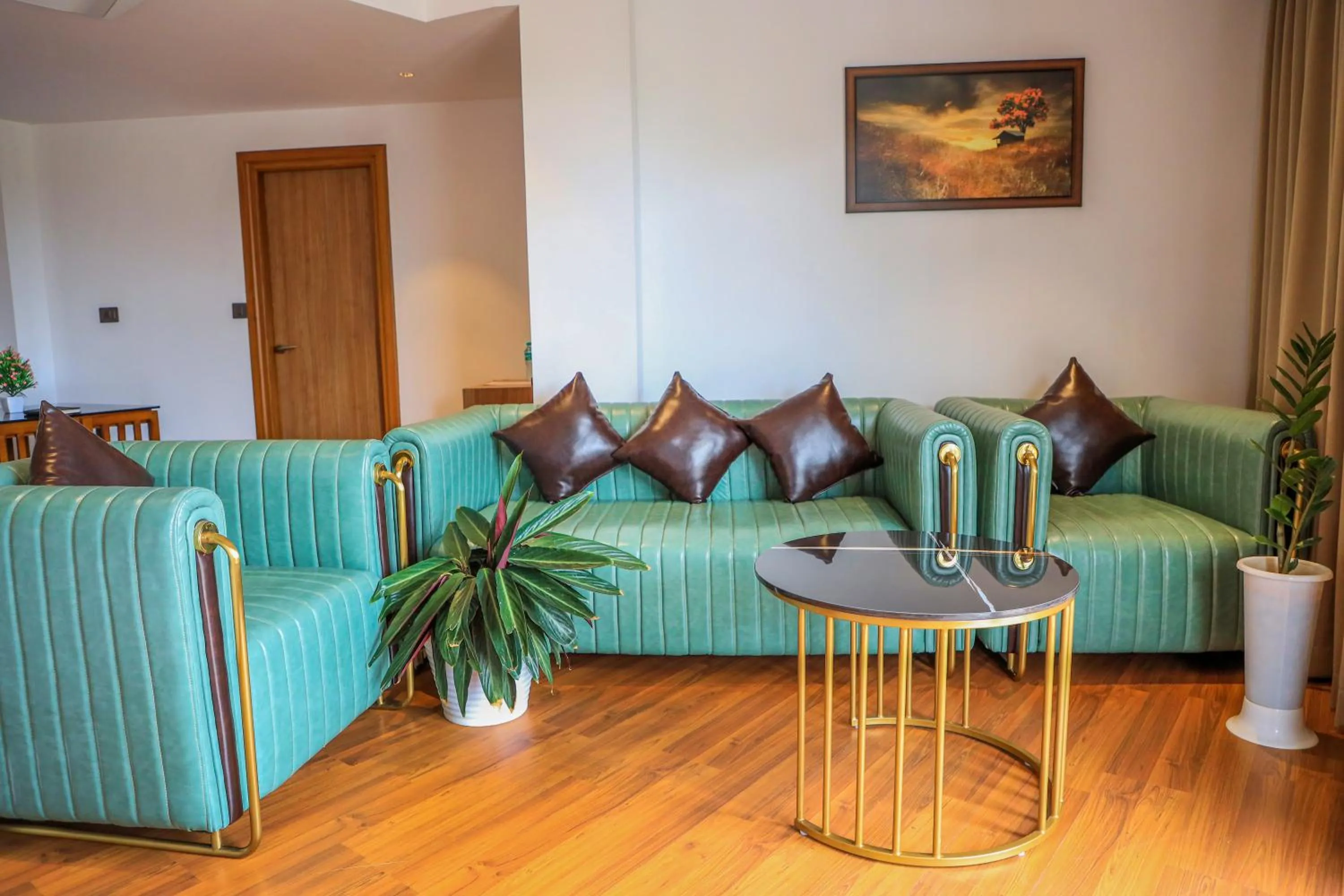 Living room in Hotel Sky Sierra Wayanad