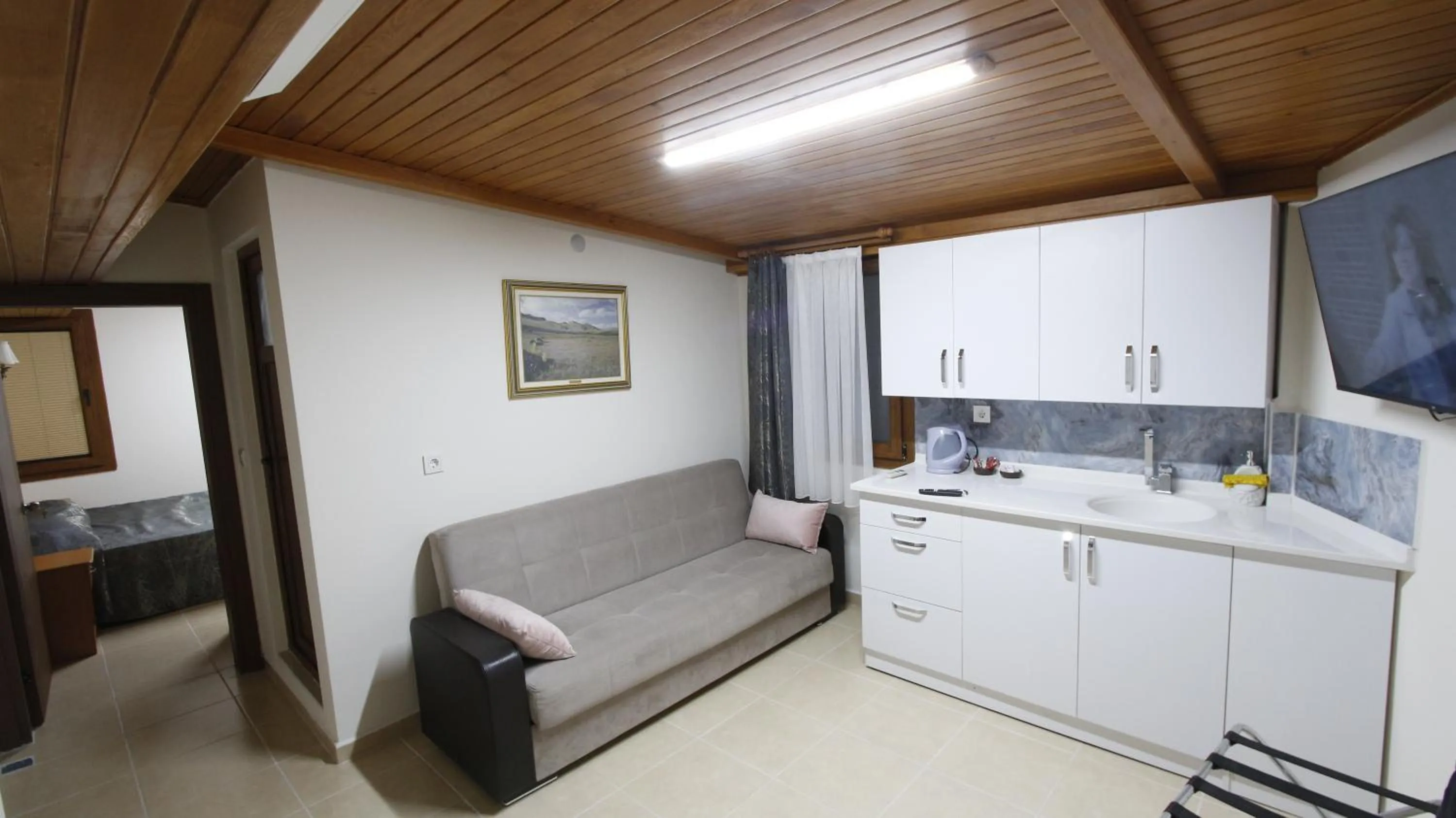 Kitchen or kitchenette in Hotel Ave Maria