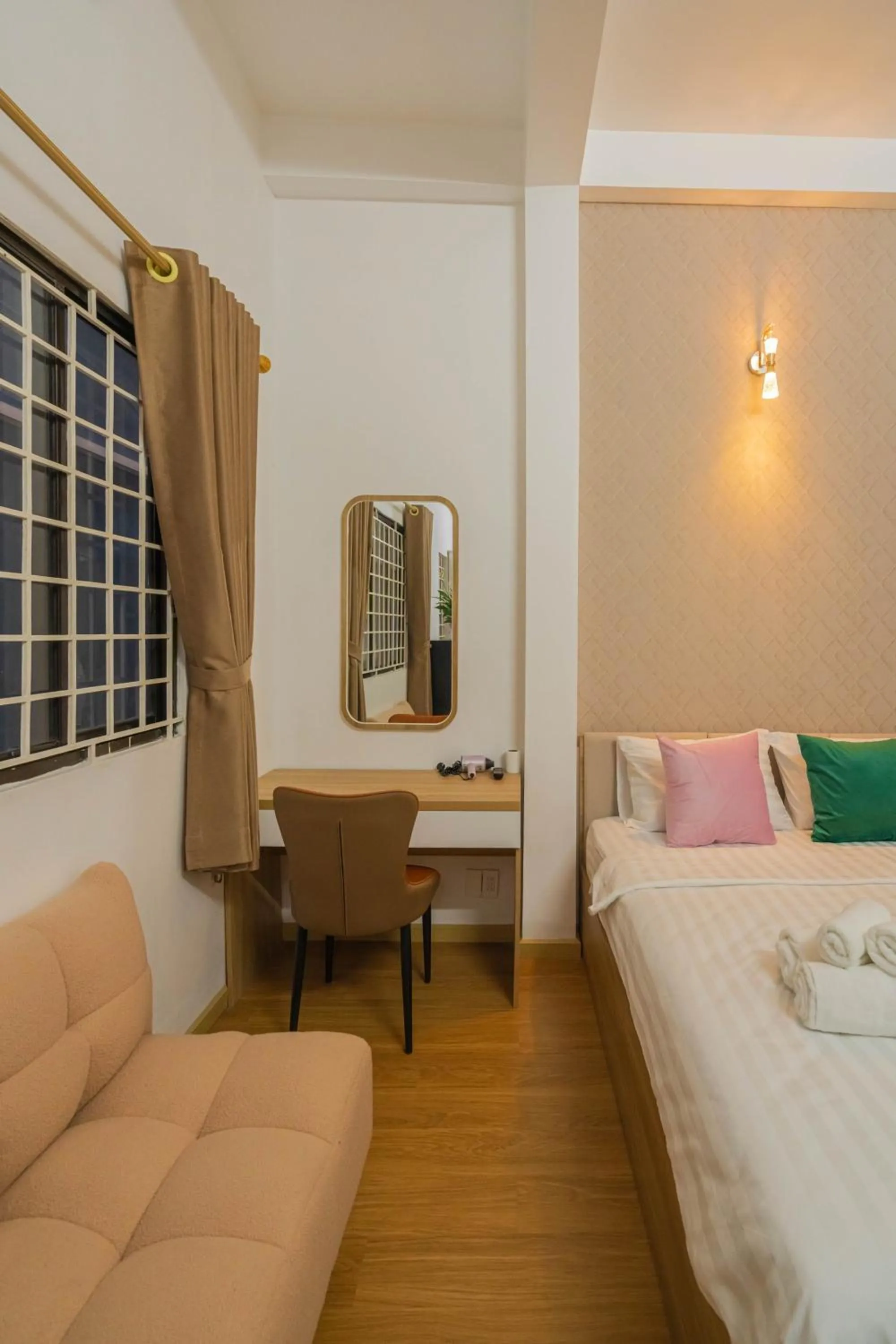 Bedroom in Kansas Hotel & Apartment - Notre Dame