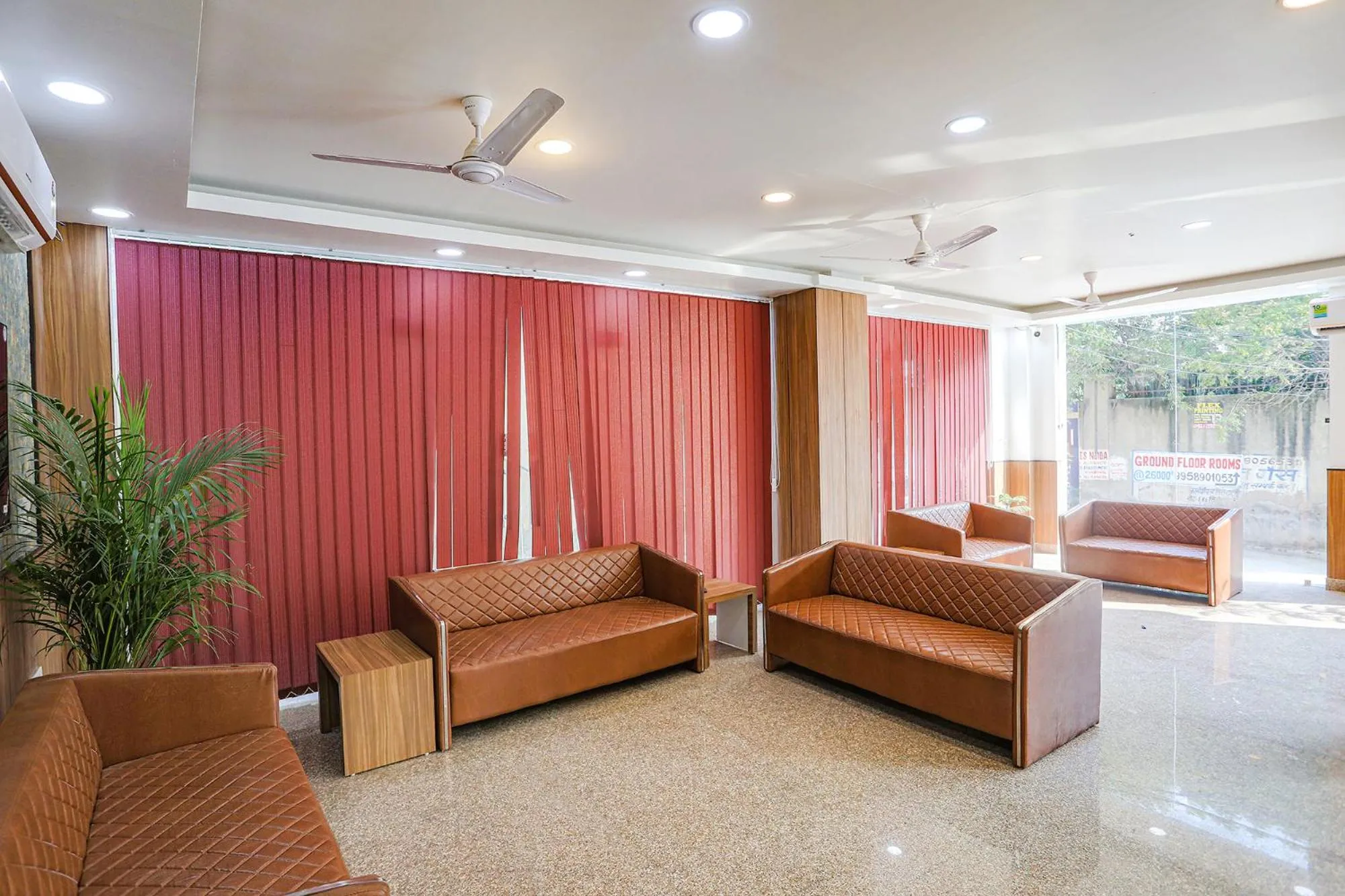 Seating area in FabHotel Unique Stay