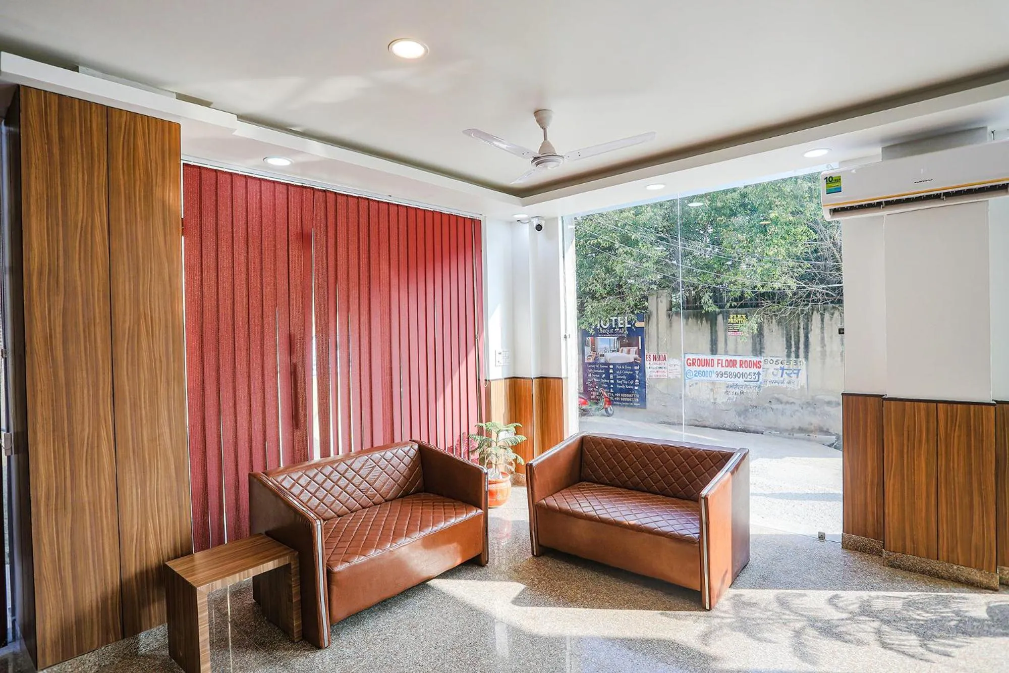 Seating area in FabHotel Unique Stay