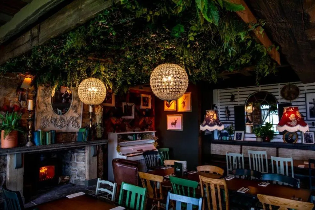 Dining area in The Nest At The Woodmans Arms