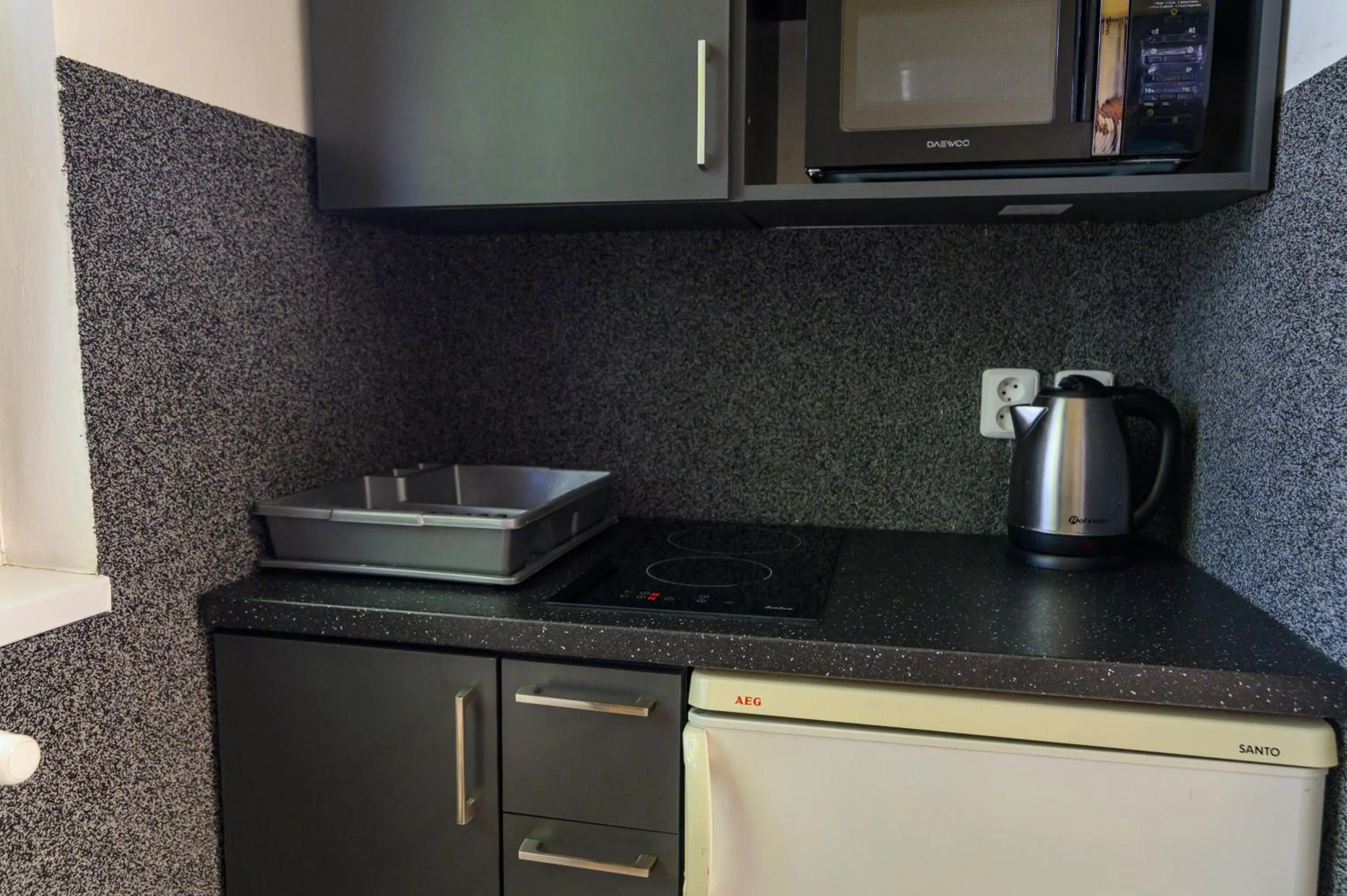 Coffee/tea facilities in Hostel Seven