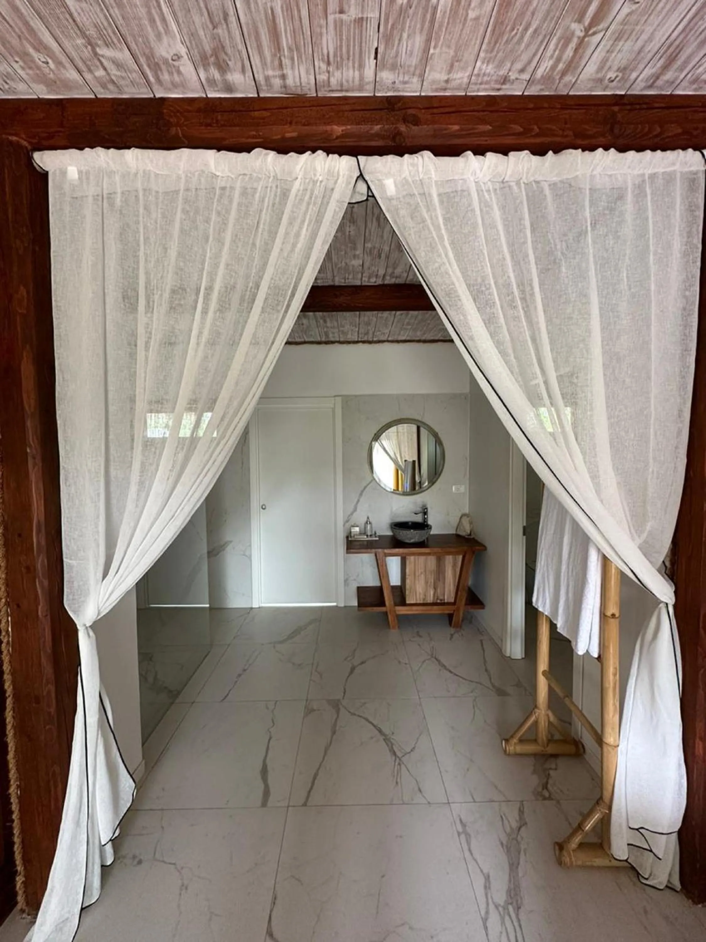 Bathroom in Sensations Eco-Chic Hotel