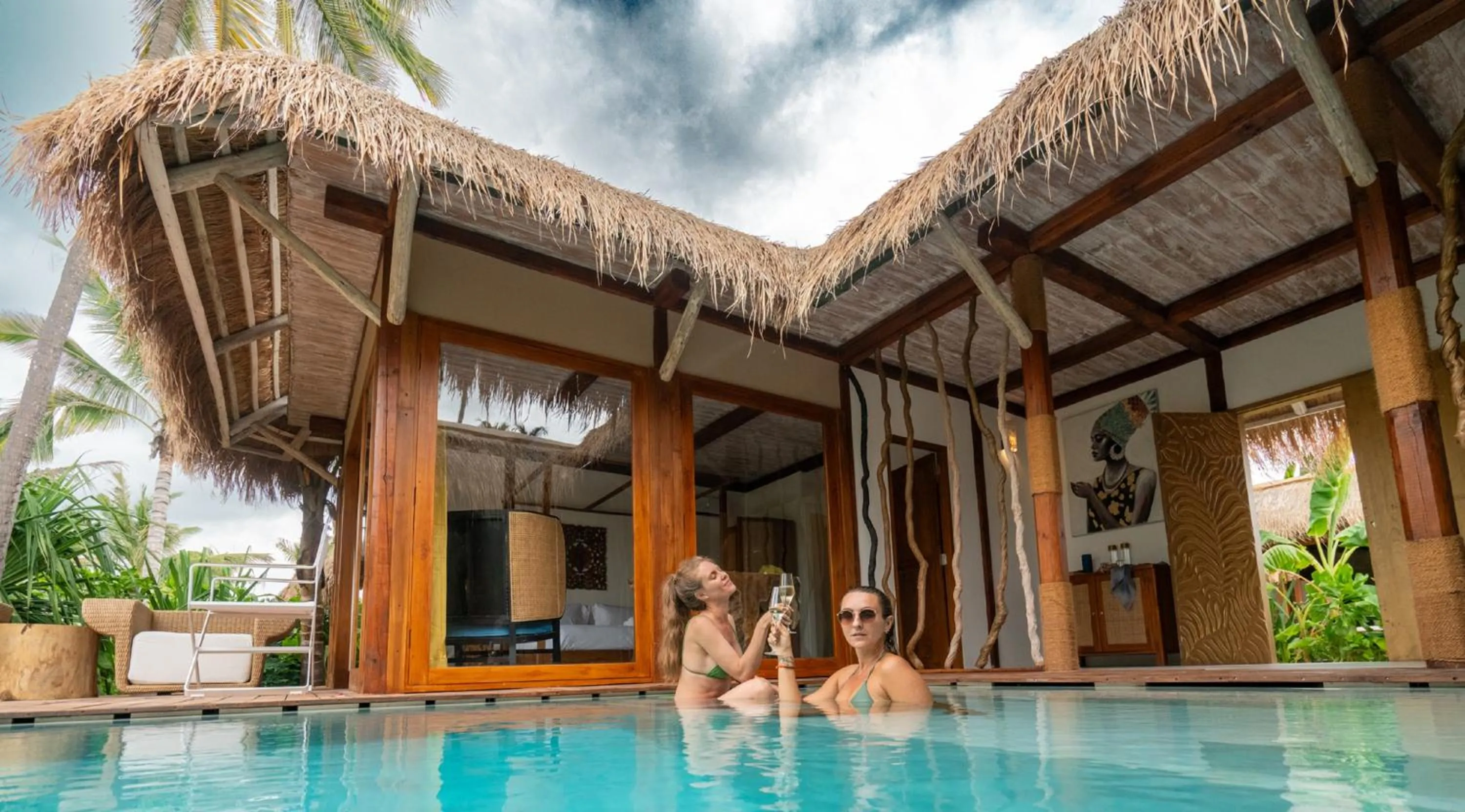 Patio in Sensations Eco-Chic Hotel