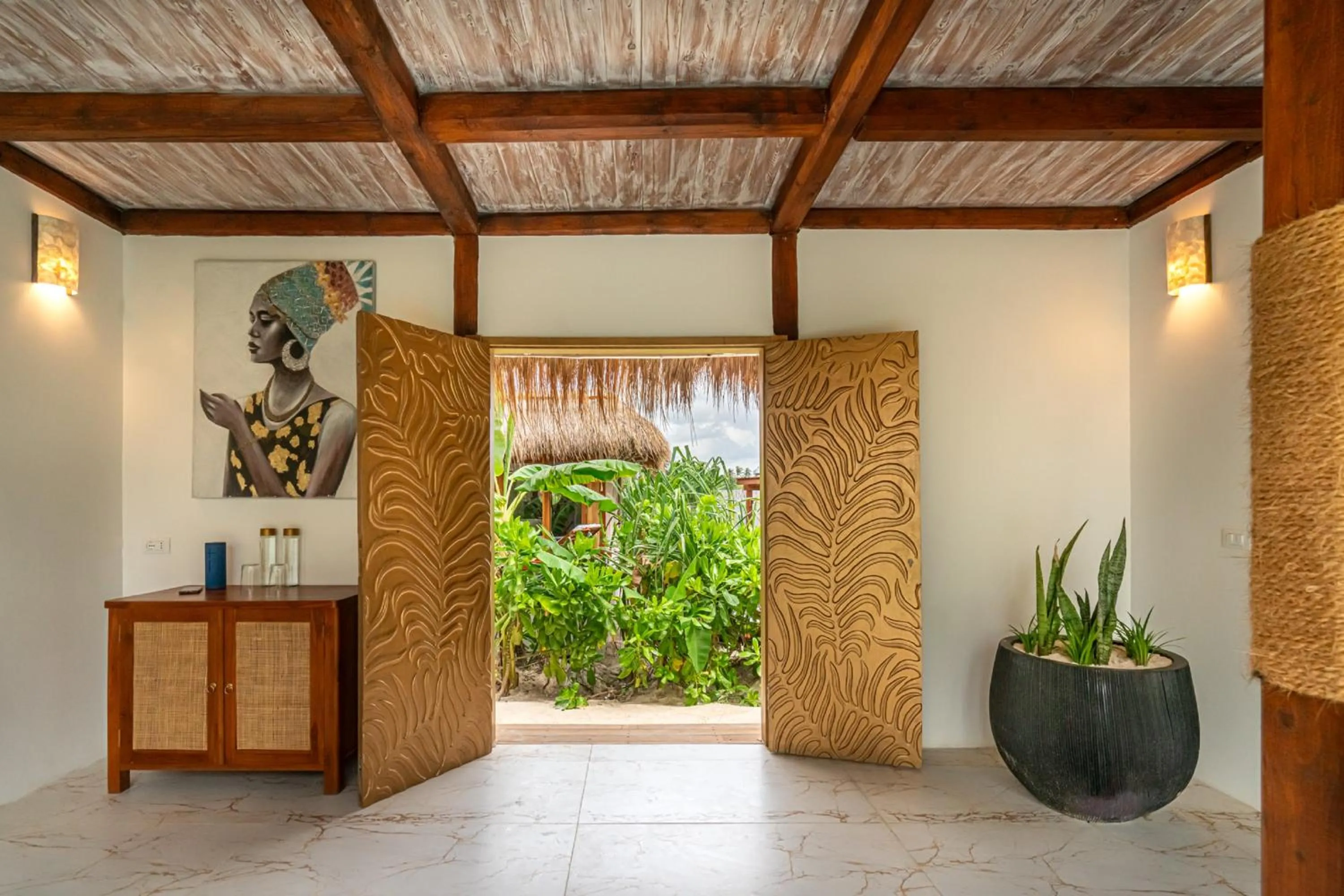 Garden view in Sensations Eco-Chic Hotel