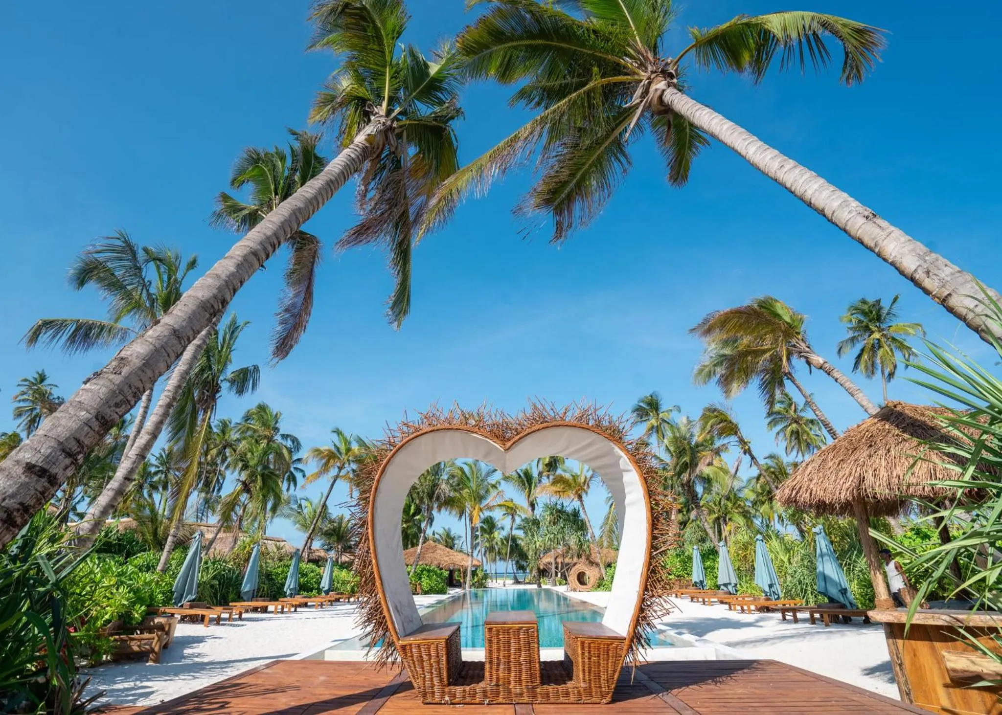 Swimming pool in Sensations Eco-Chic Hotel