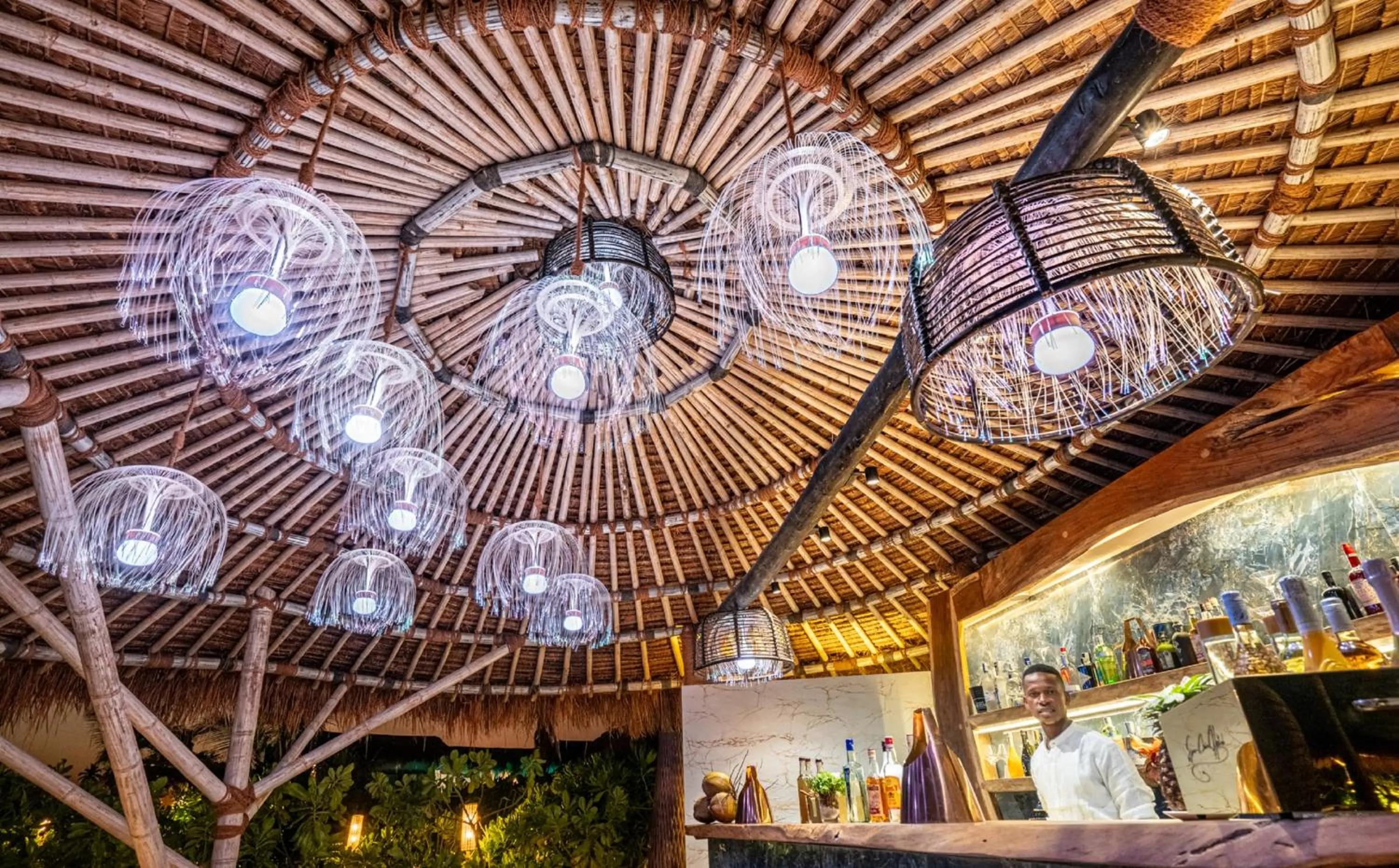 Lounge or bar in Sensations Eco-Chic Hotel