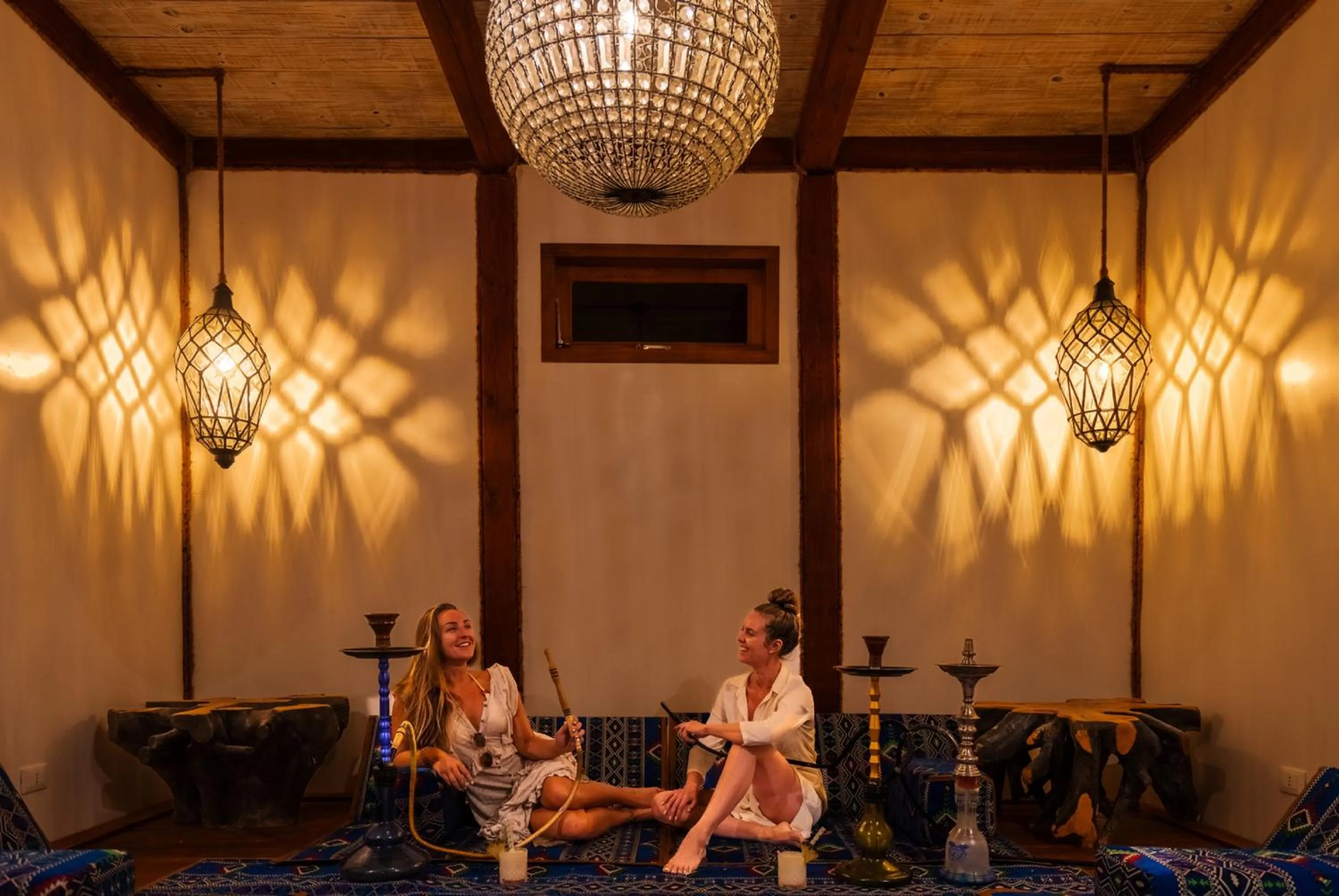 People in Sensations Eco-Chic Hotel