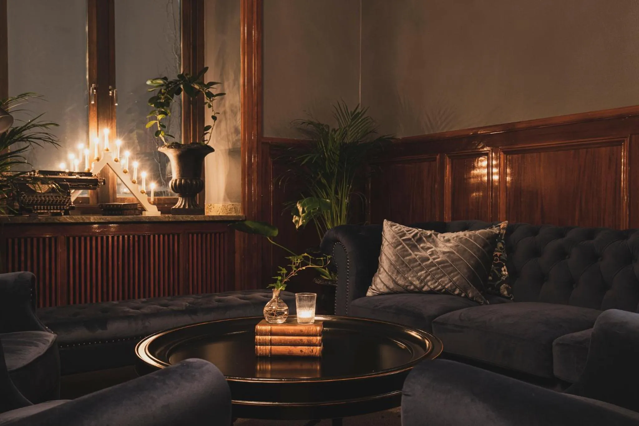 Seating area in Haparanda Stadshotell