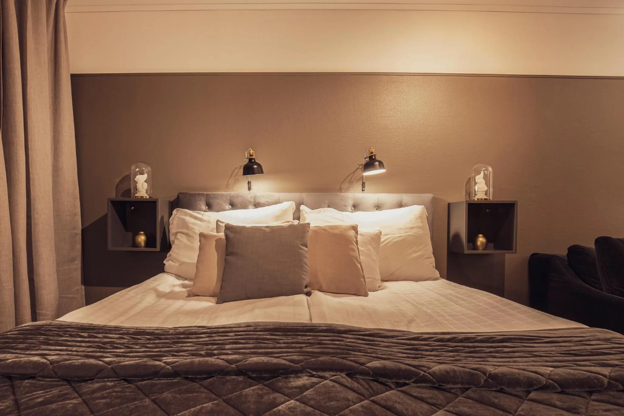 Bed in Haparanda Stadshotell