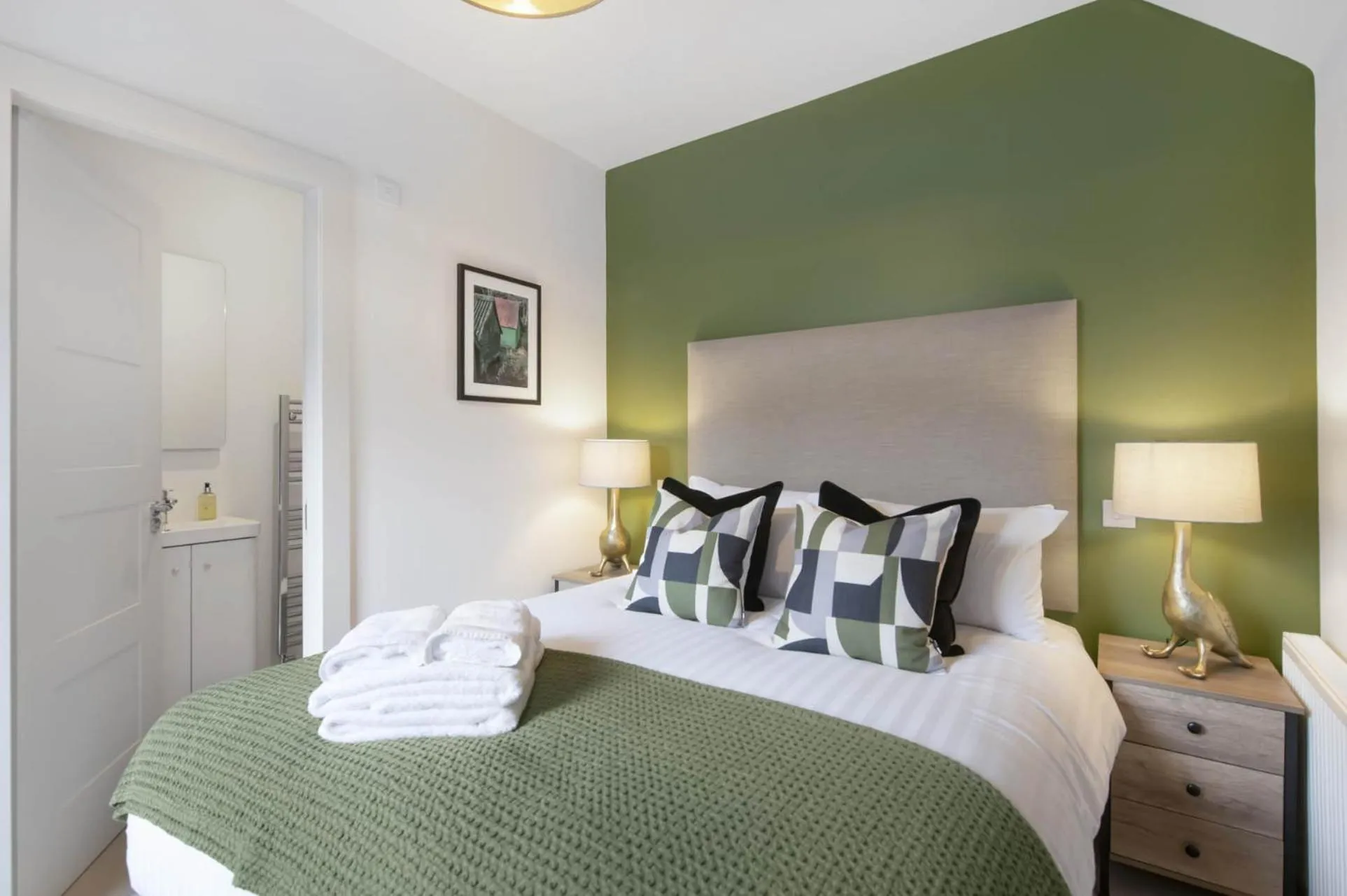 Bed in The Woodside Apartments