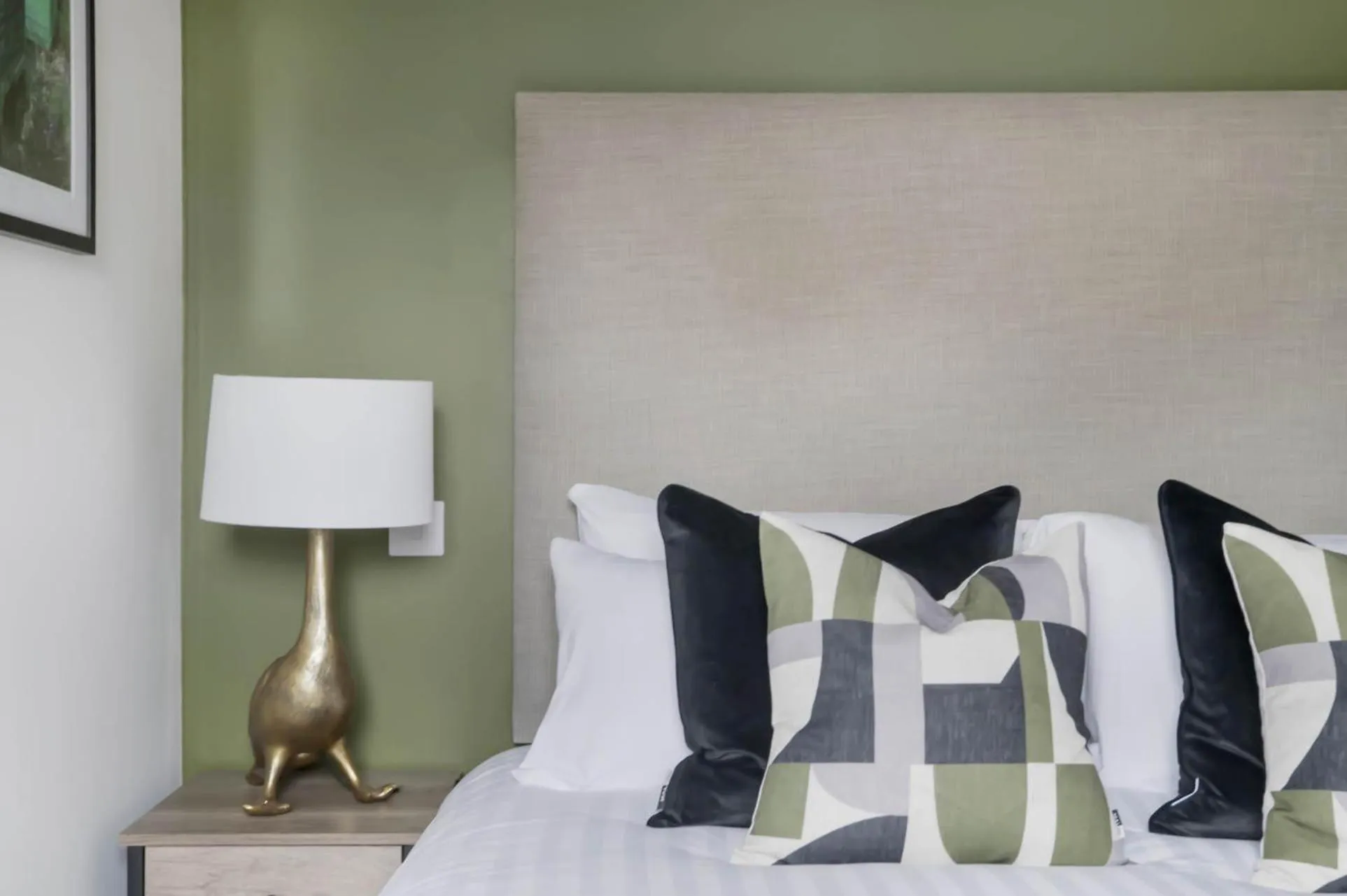 Bed in The Woodside Apartments