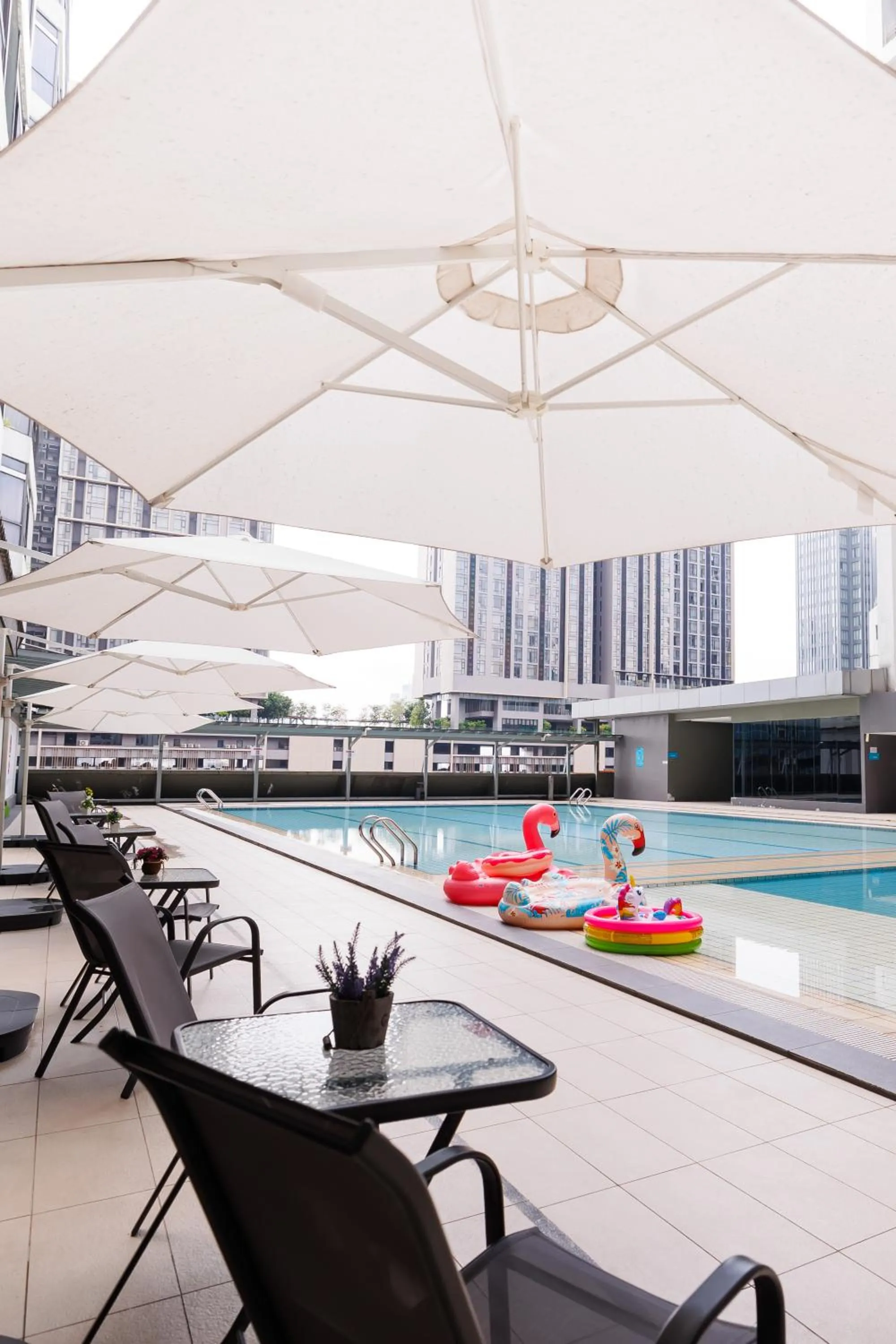 Pool view in The Bed Bukit Bintang